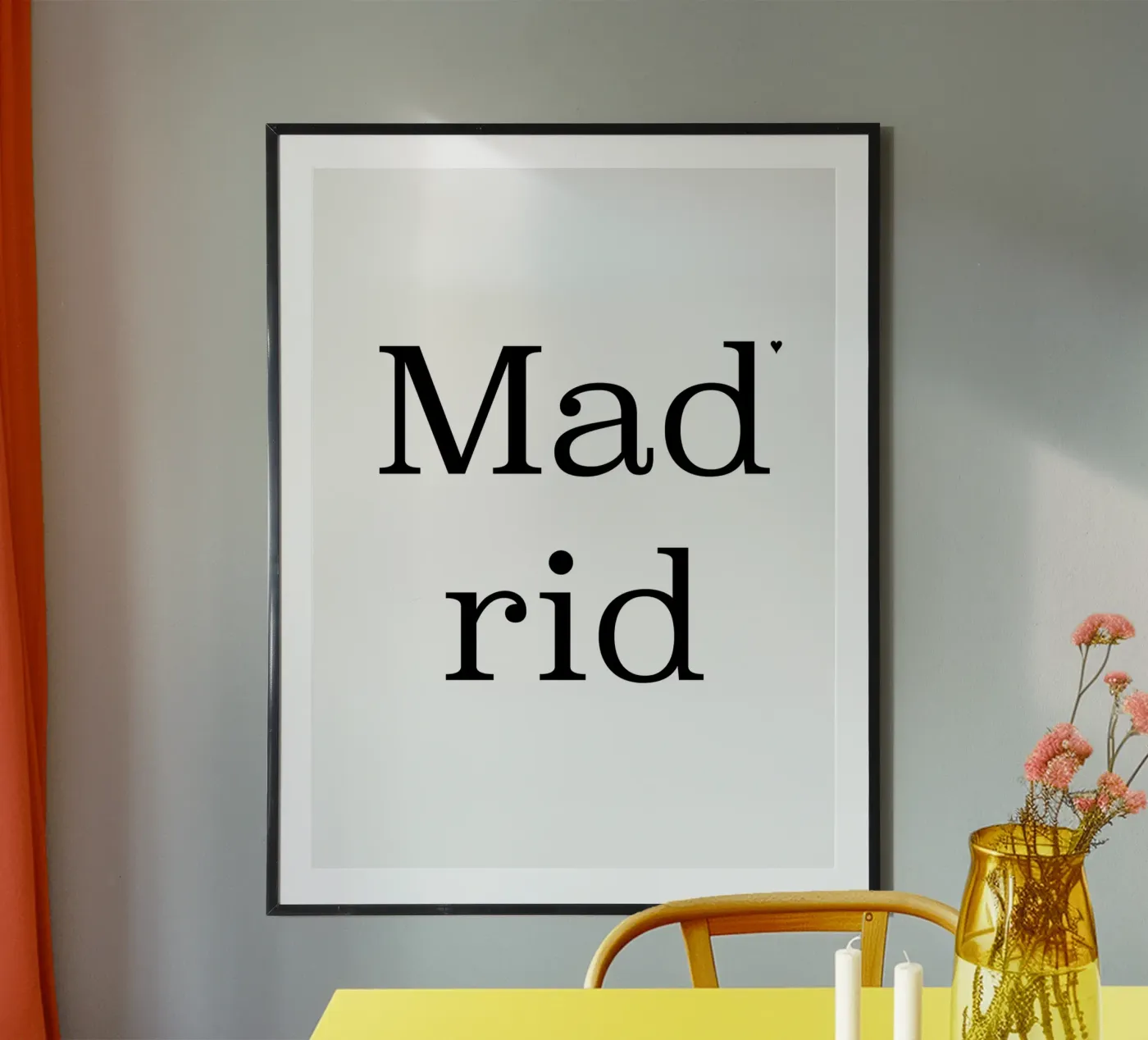 Madrid poster by typotraveler