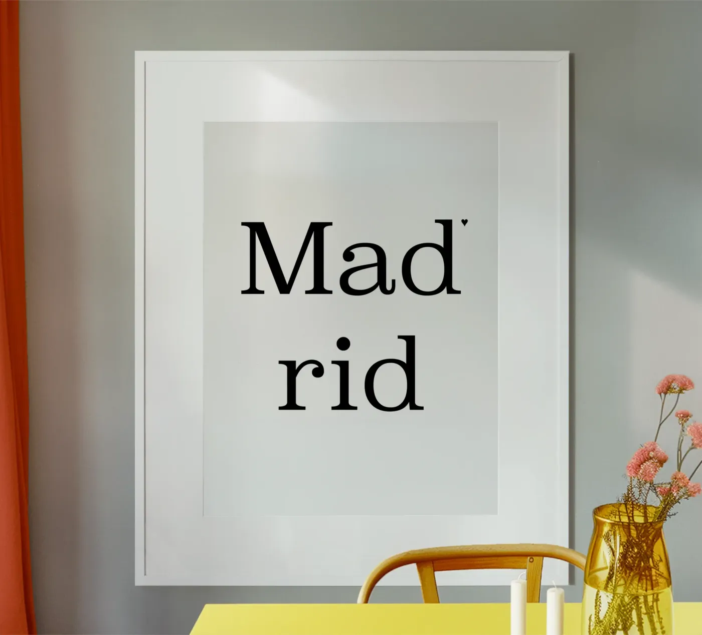 Madrid poster by typotraveler