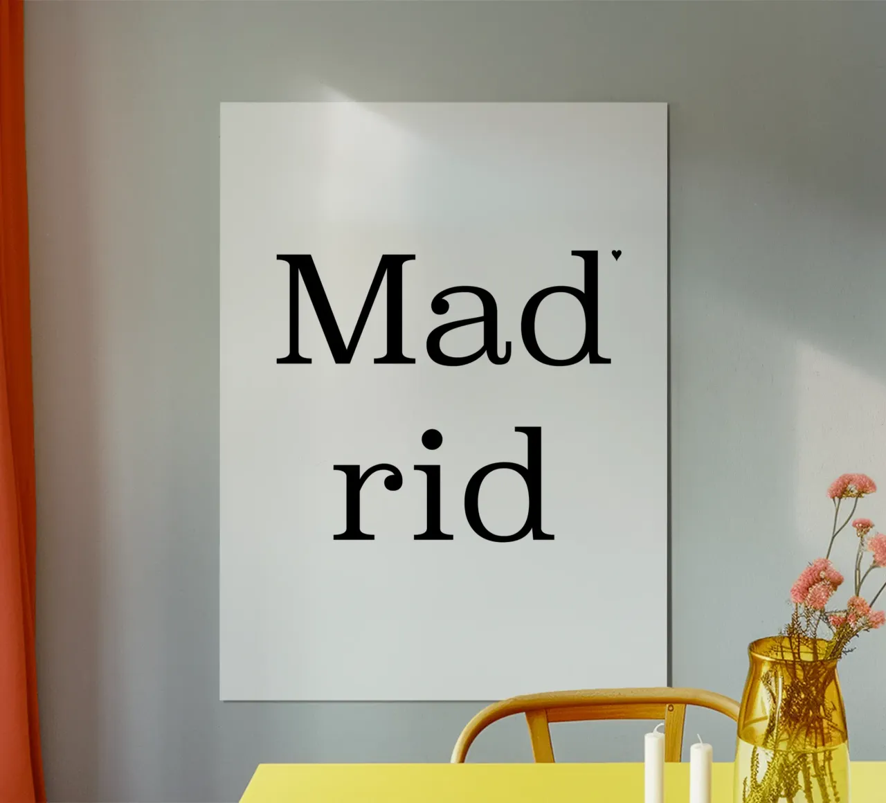 Madrid poster da typotraveler