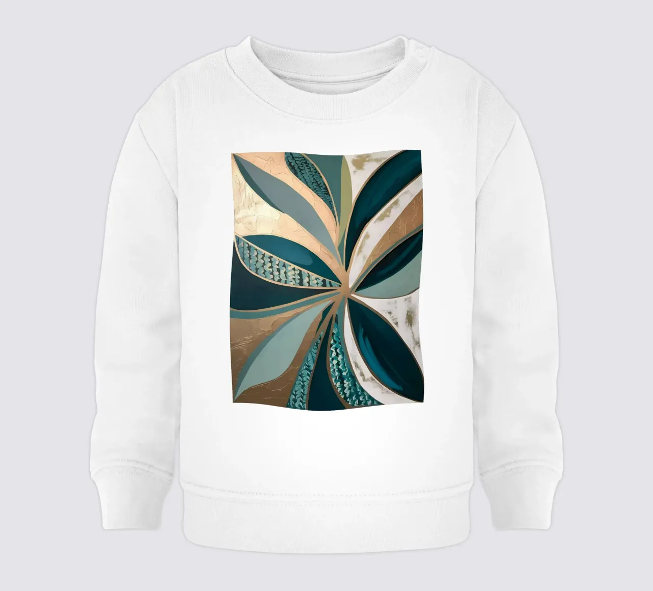 Radiosità di smeraldo felpa neonato da Artistic-shop