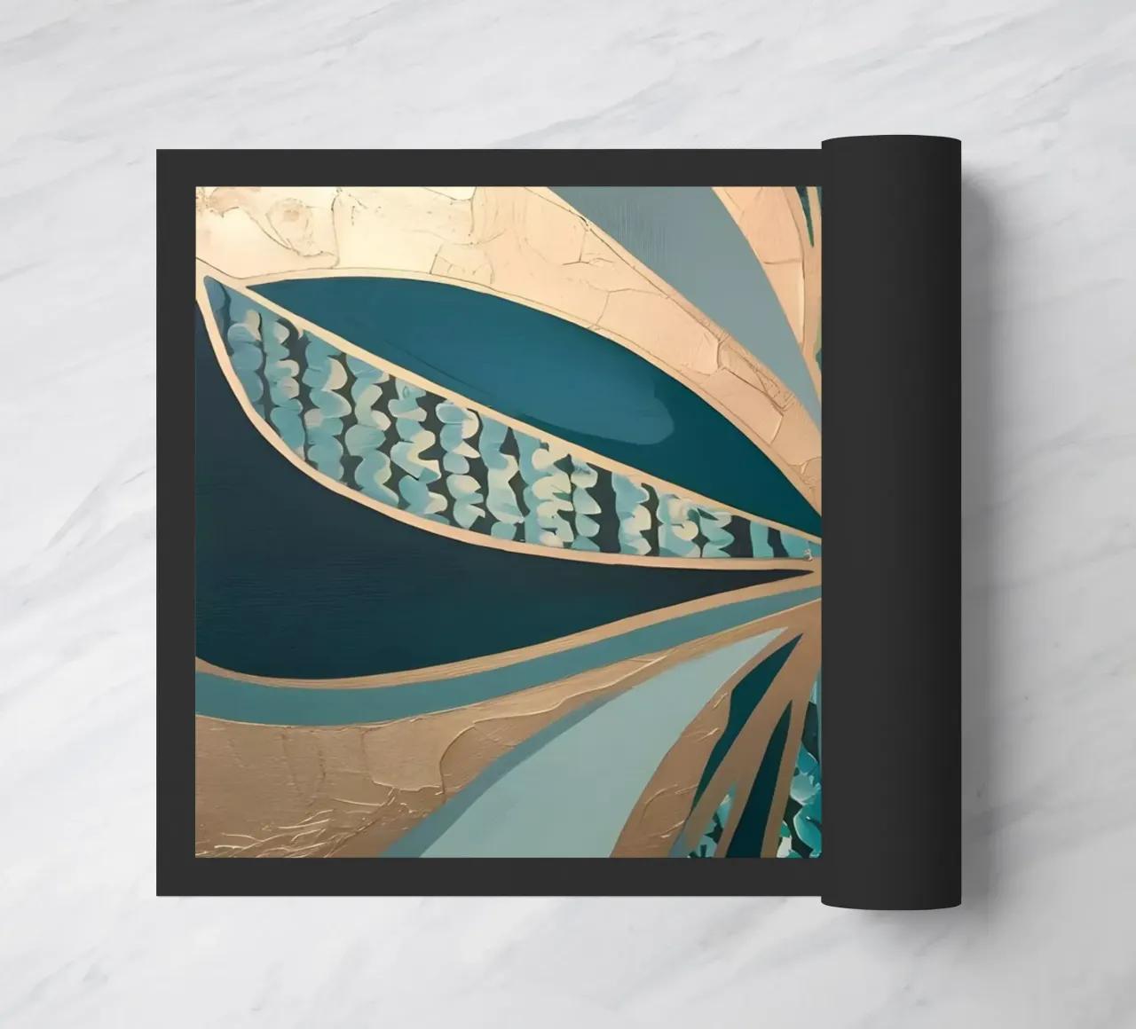 Radiosità di smeraldo zerbino da Artistic-shop