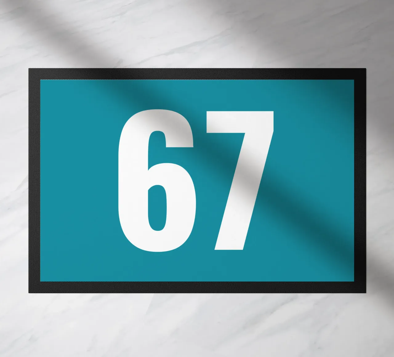 SIX SEVEN doormat by Simple