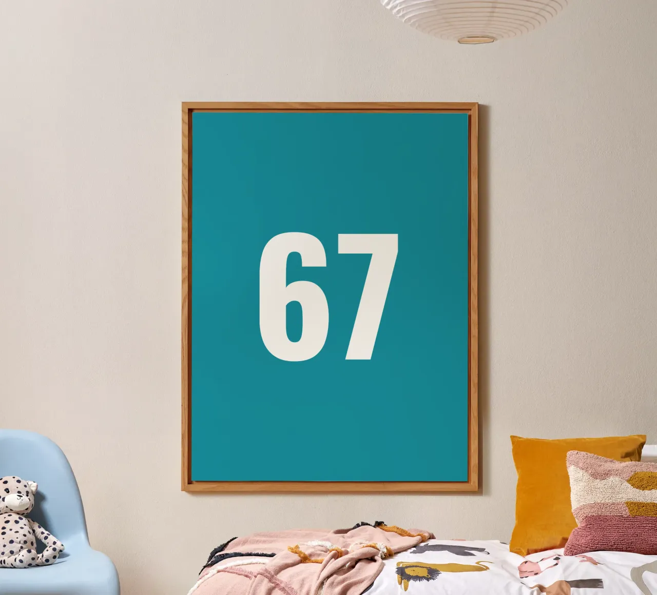 ZES ZEVEN forex-plaat van Simple