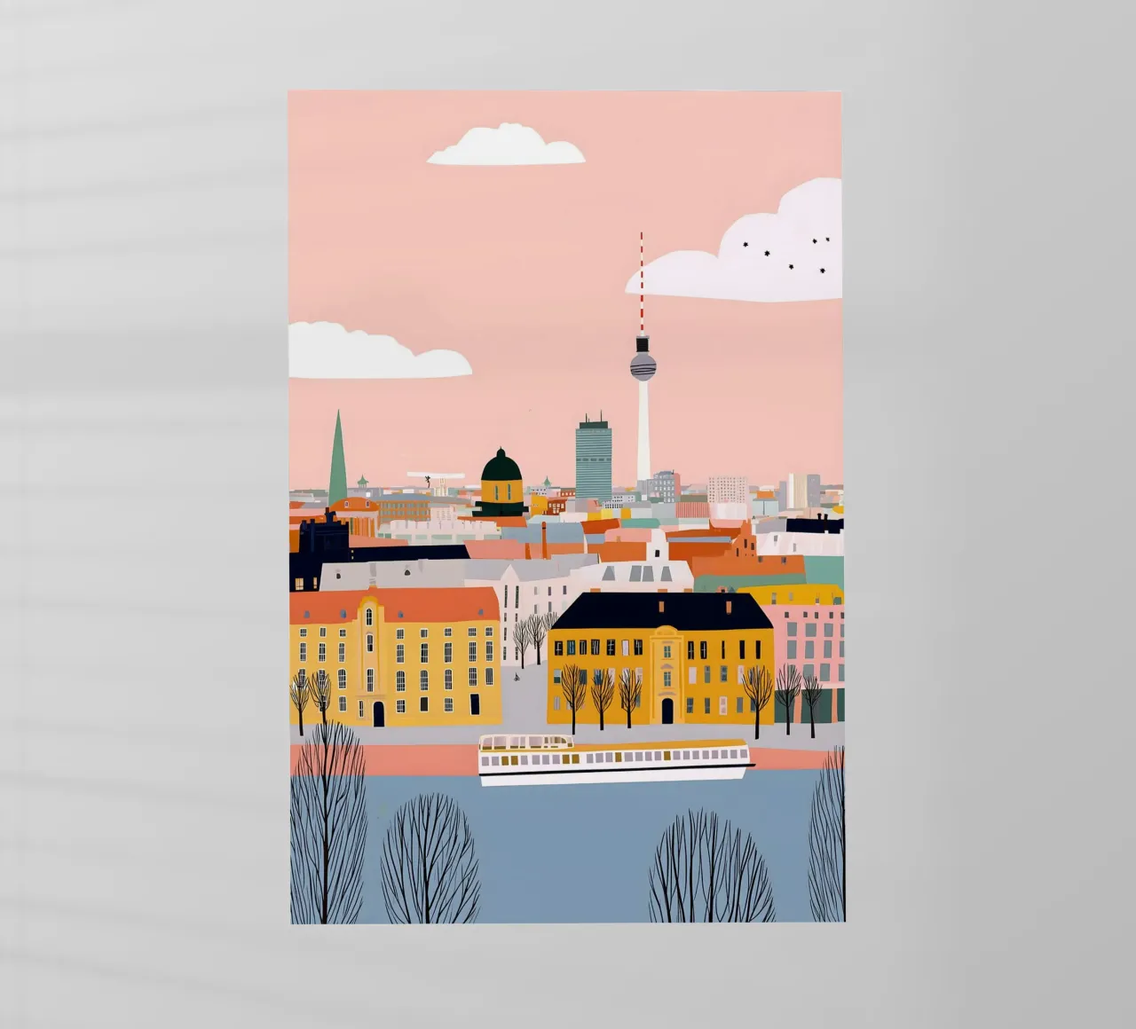 Berlin pellicola backlit da Vibrant Berry Studio