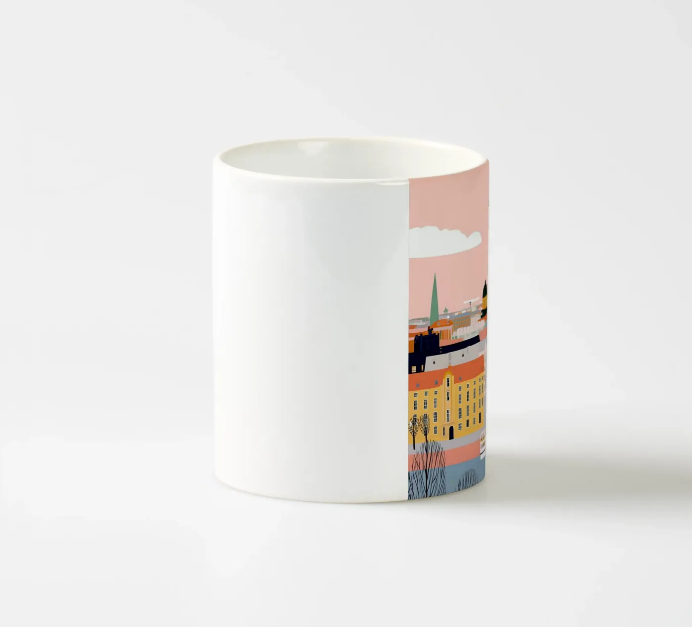 Berlin ceramic mug by Vibrant Berry Studio