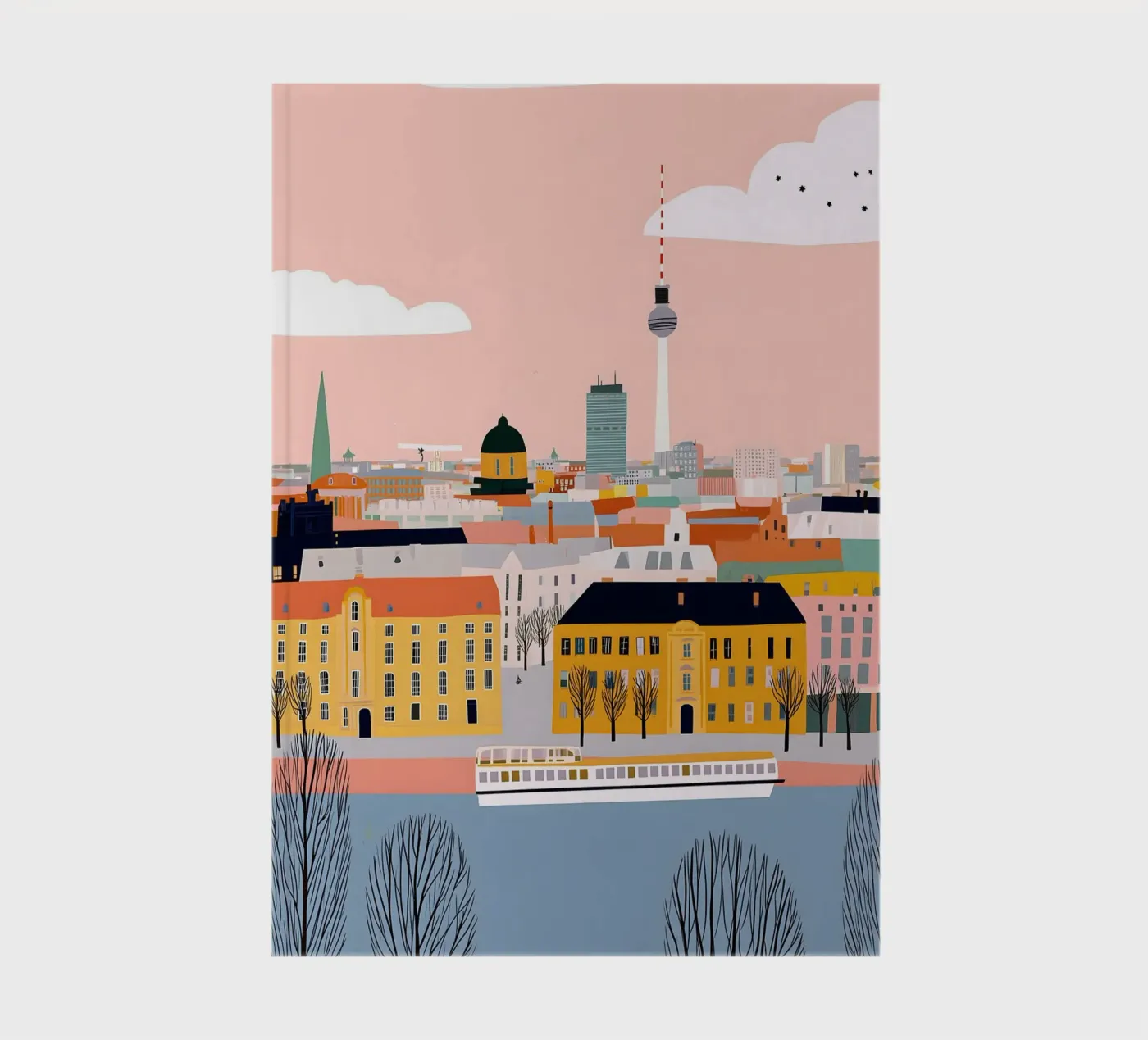 Berlin quaderno da Vibrant Berry Studio
