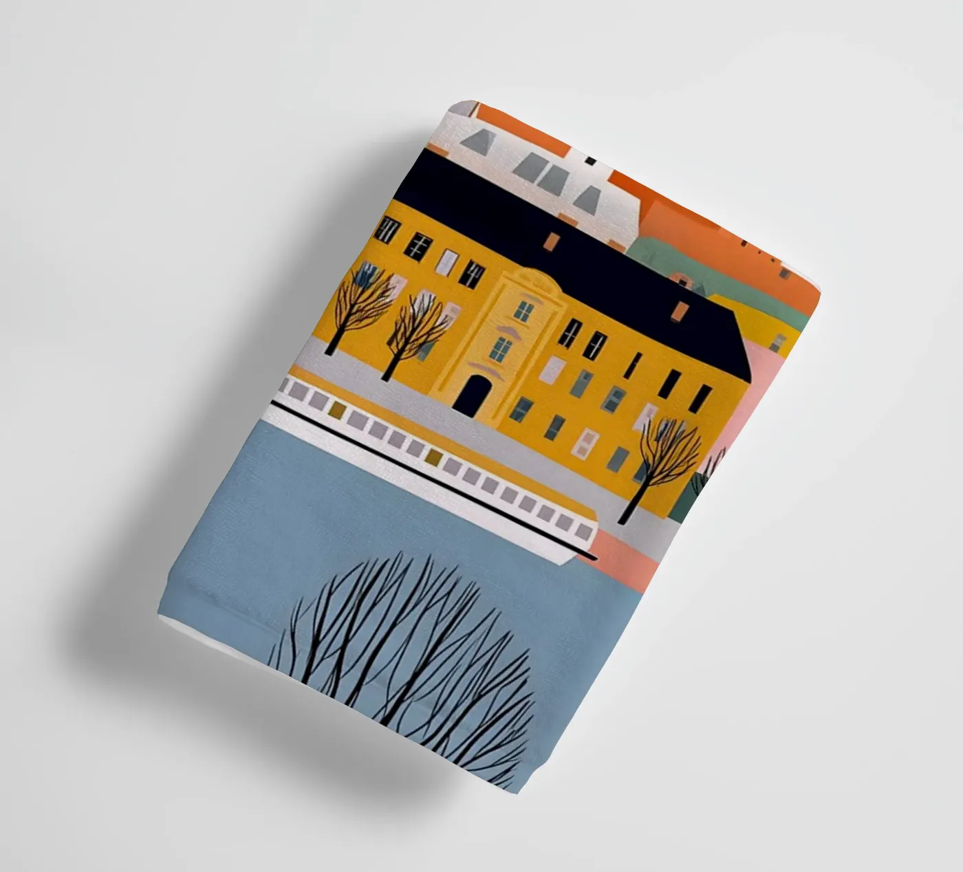 Berlin badhanddoek van Vibrant Berry Studio