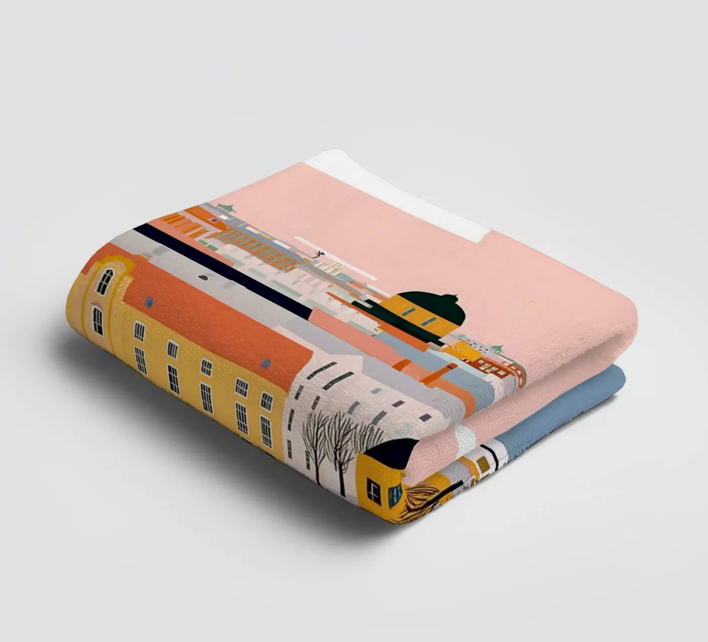Berlin badhanddoek van Vibrant Berry Studio
