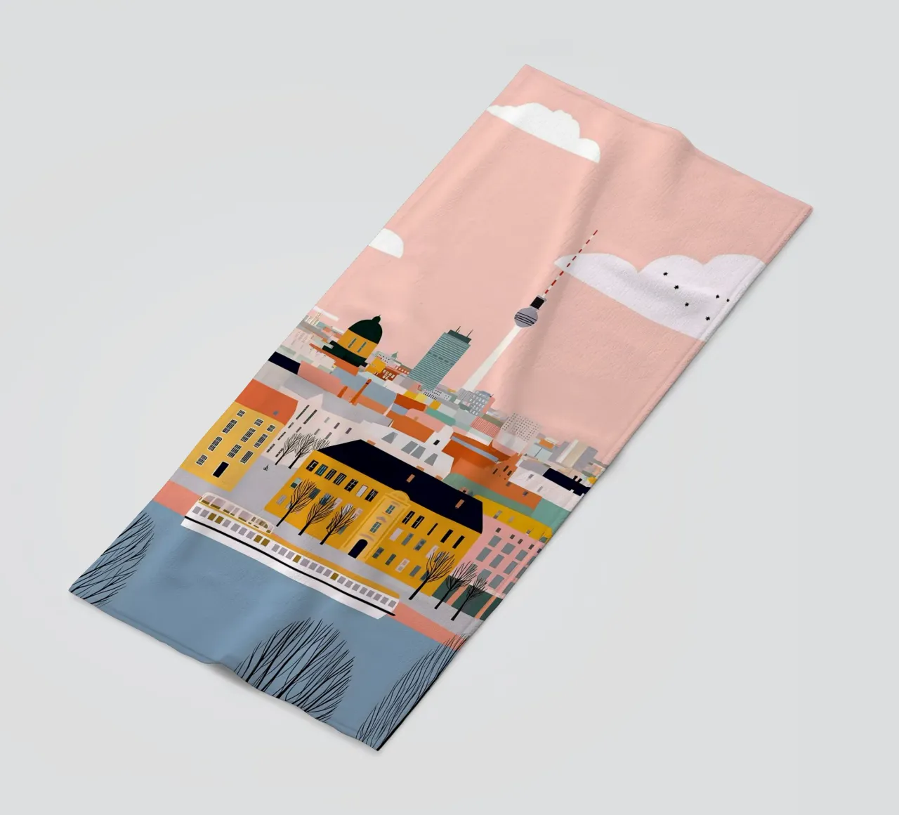 Berlin telo mare da Vibrant Berry Studio