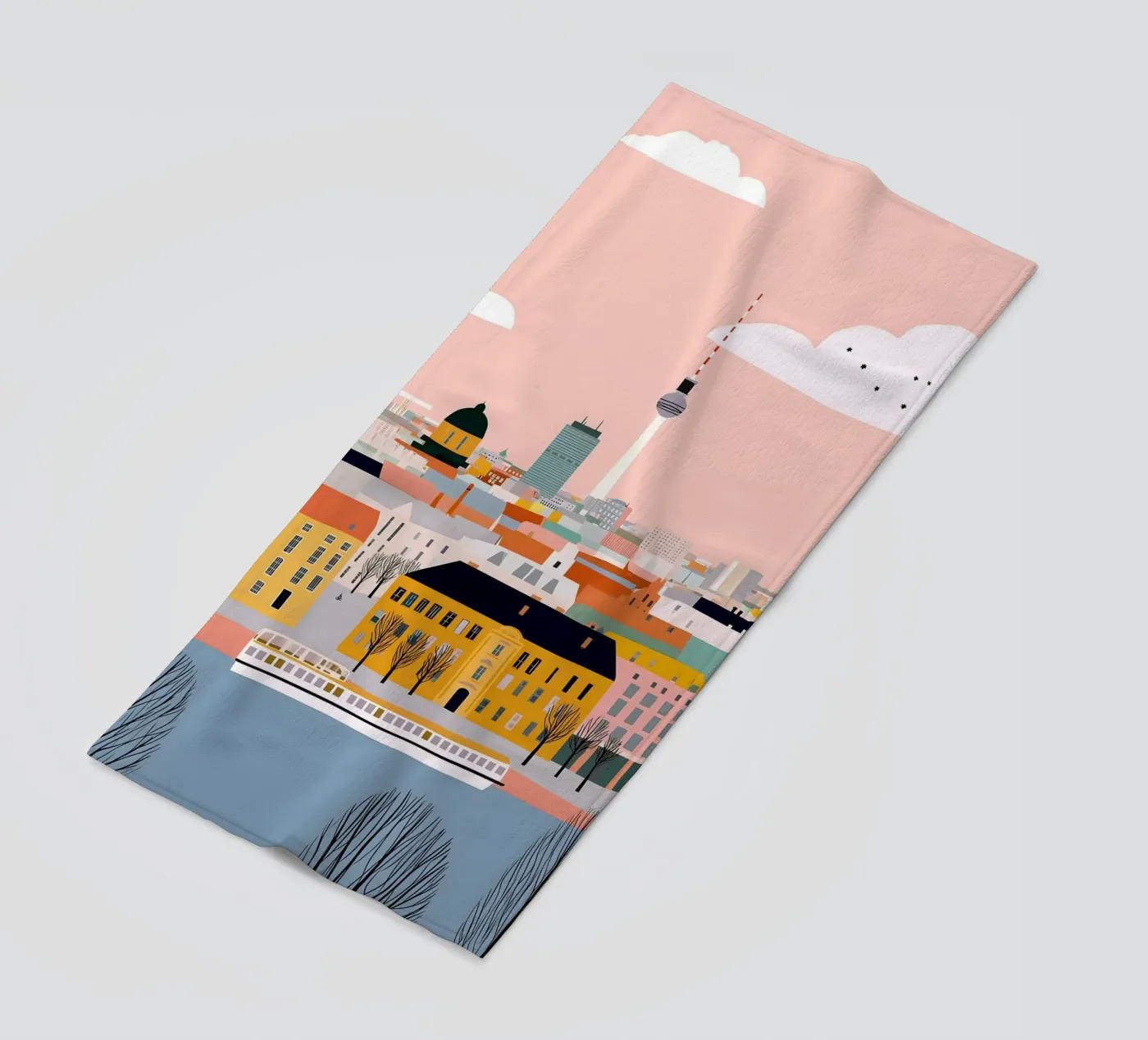 Berlin telo mare da Vibrant Berry Studio