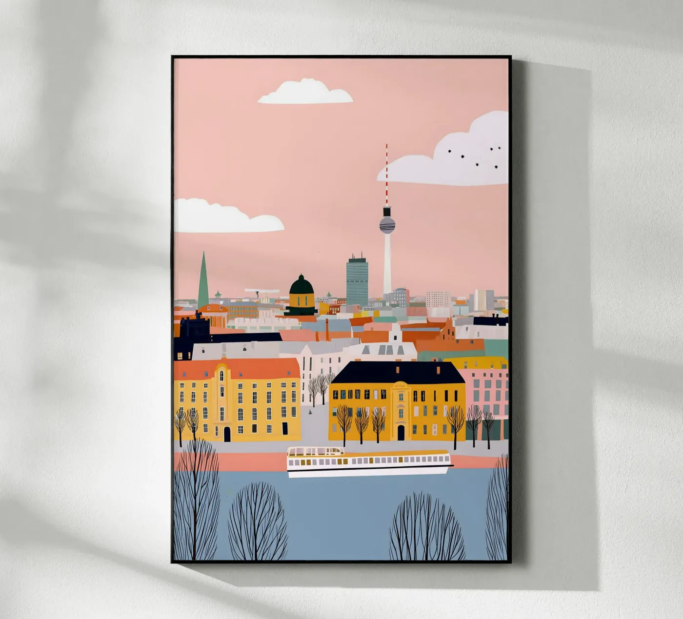 Berlin plexiglass da Vibrant Berry Studio