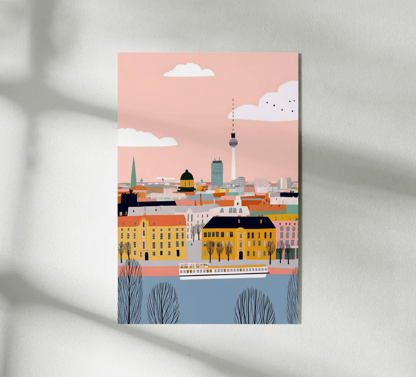 Berlin plexiglas de Vibrant Berry Studio