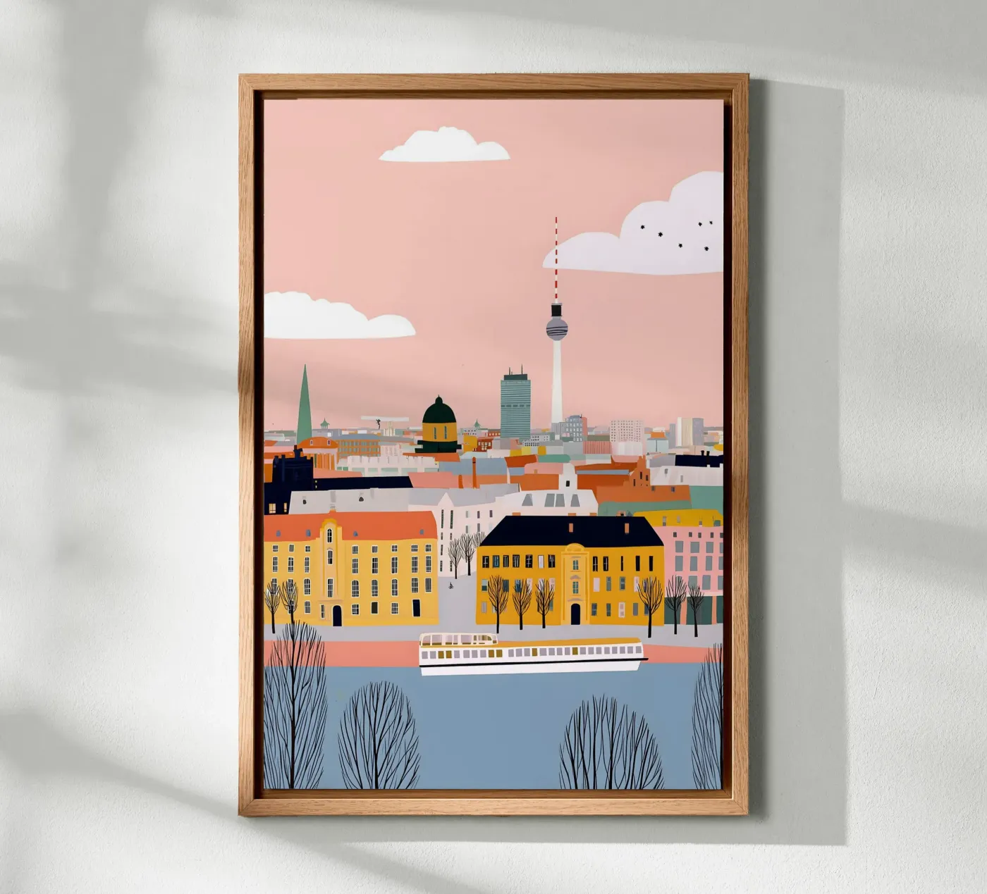 Berlin tela da Vibrant Berry Studio