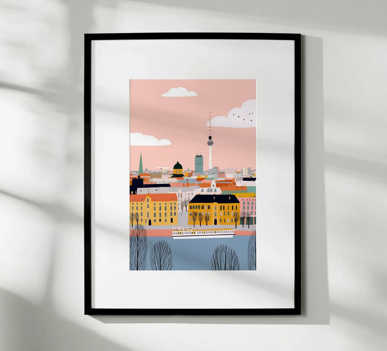 Berlin poster da Vibrant Berry Studio