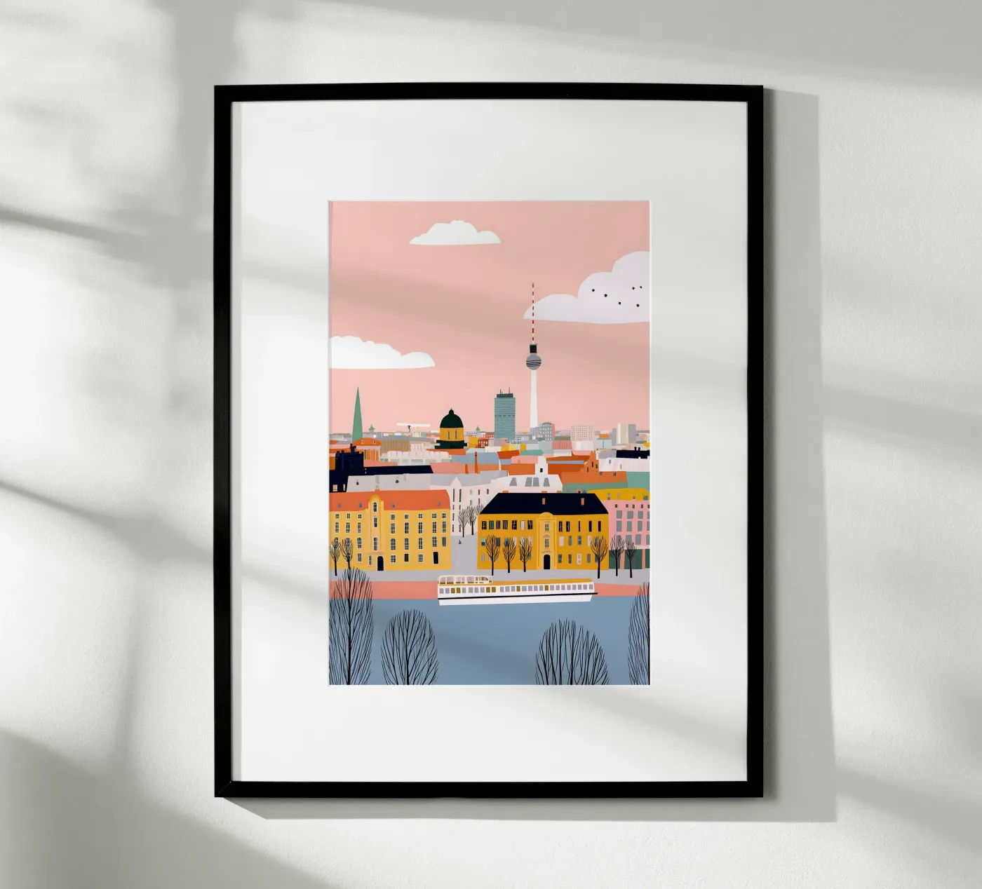 Berlin poster by Vibrant Berry Studio