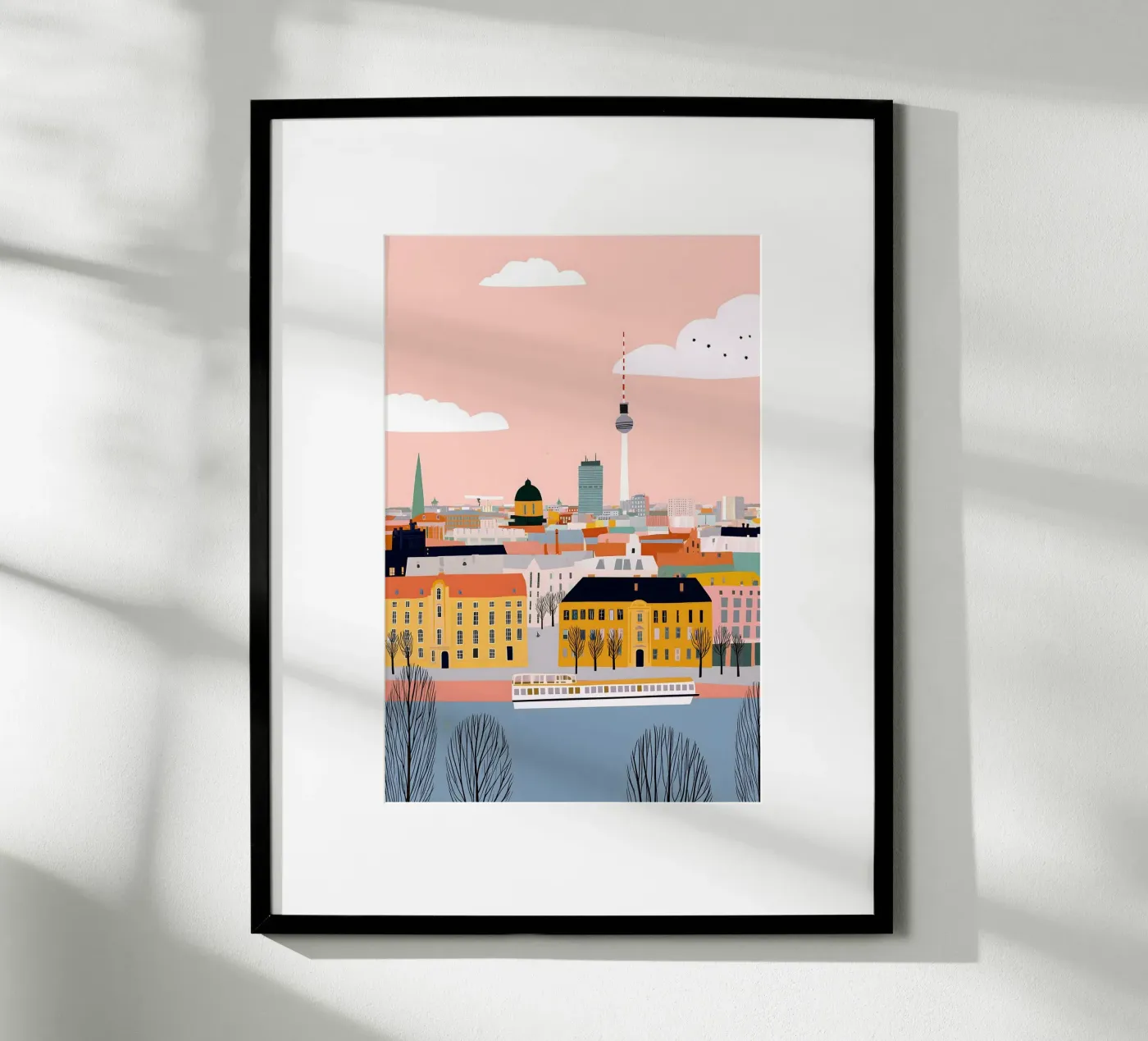 Berlin poster van Vibrant Berry Studio