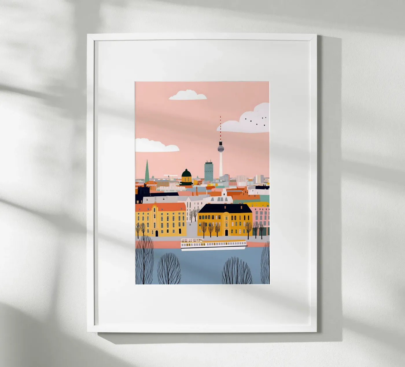Berlin poster by Vibrant Berry Studio