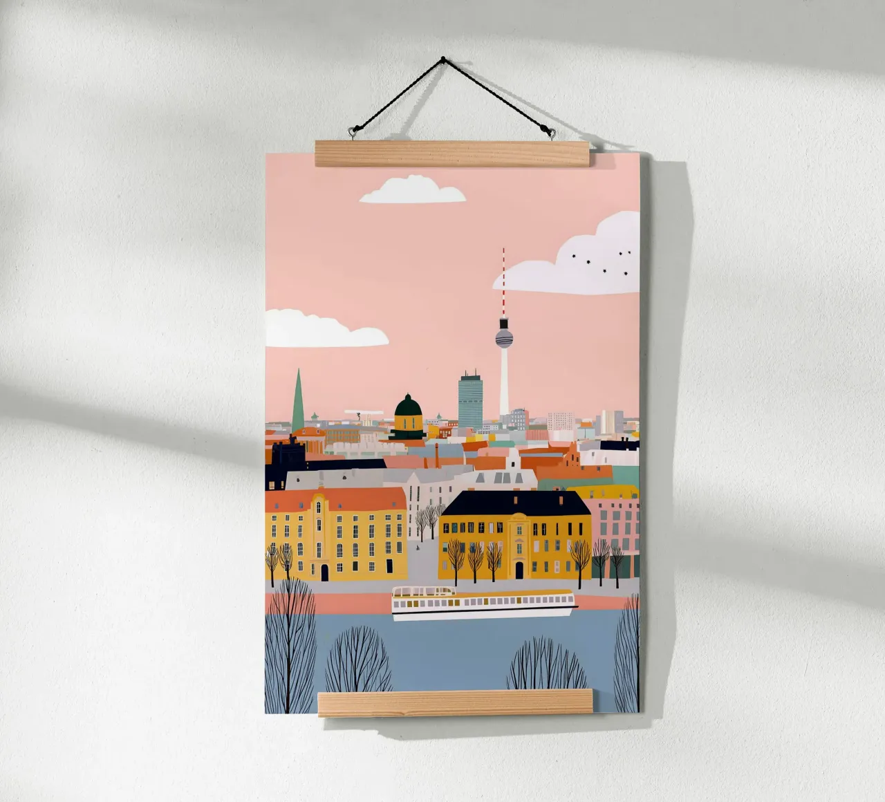 Berlin poster da Vibrant Berry Studio