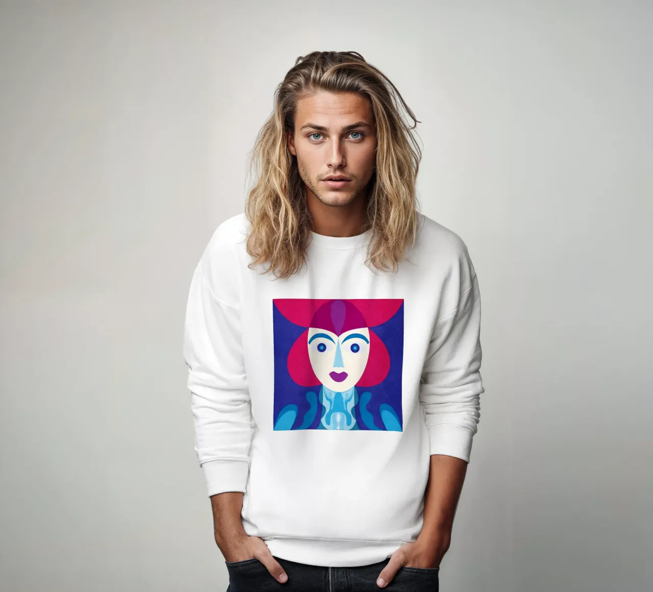 Afrodite felpa da Abstract 888