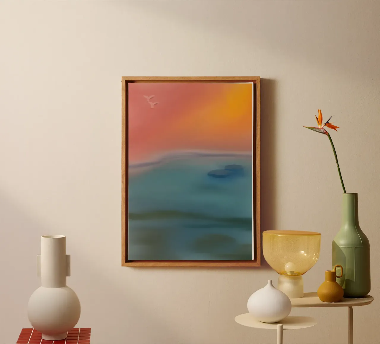 Sunset canvas by Simplicity