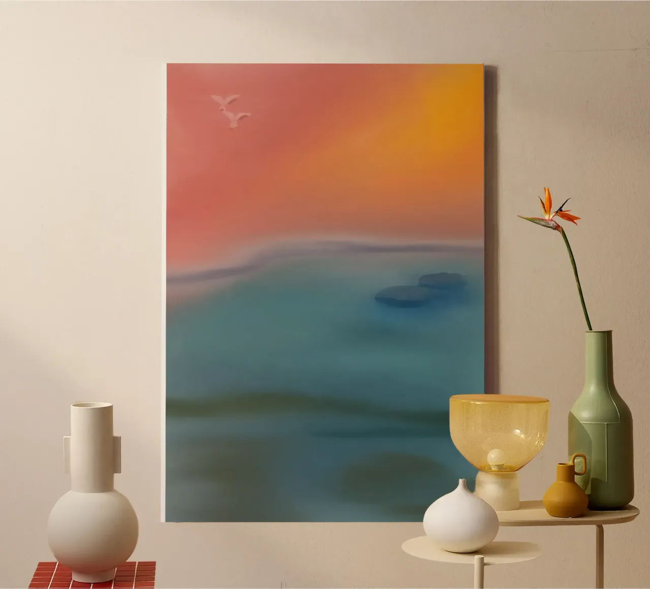 Sunset canvas by Simplicity
