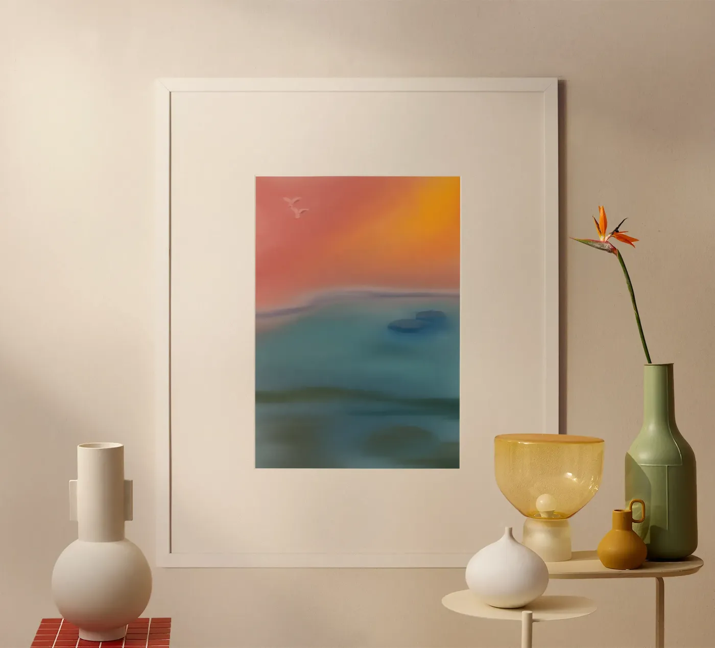Sunset Poster von Simplicity