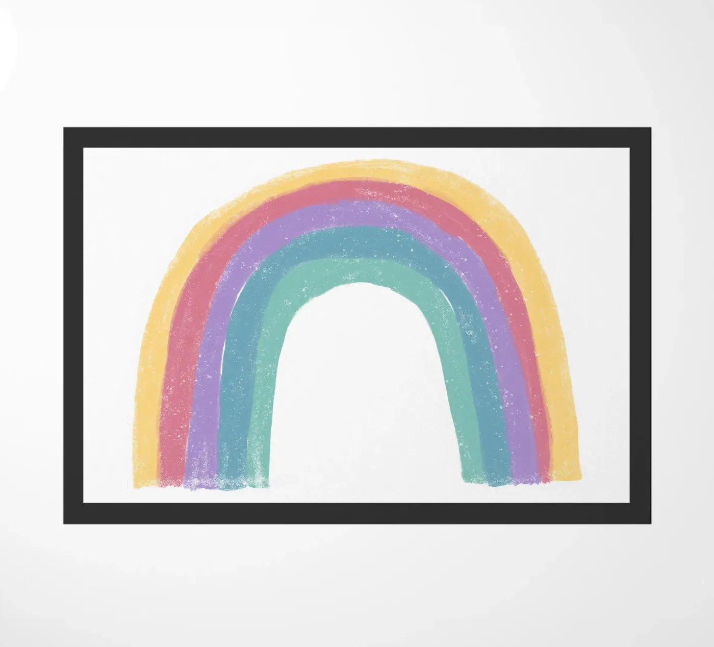 Rainbow doormat by miriamkross-kids