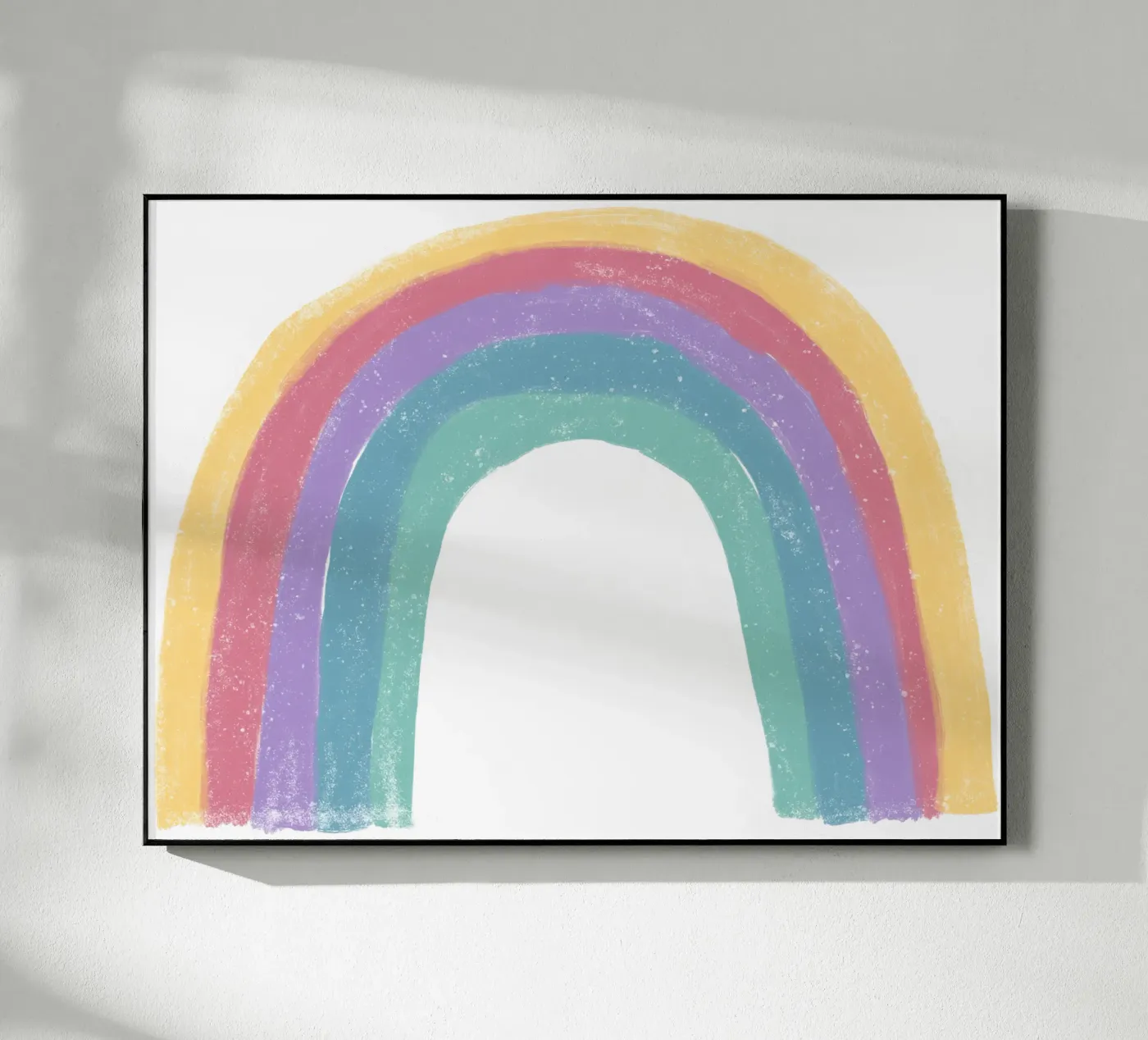 Rainbow acrylic glass by miriamkross-kids