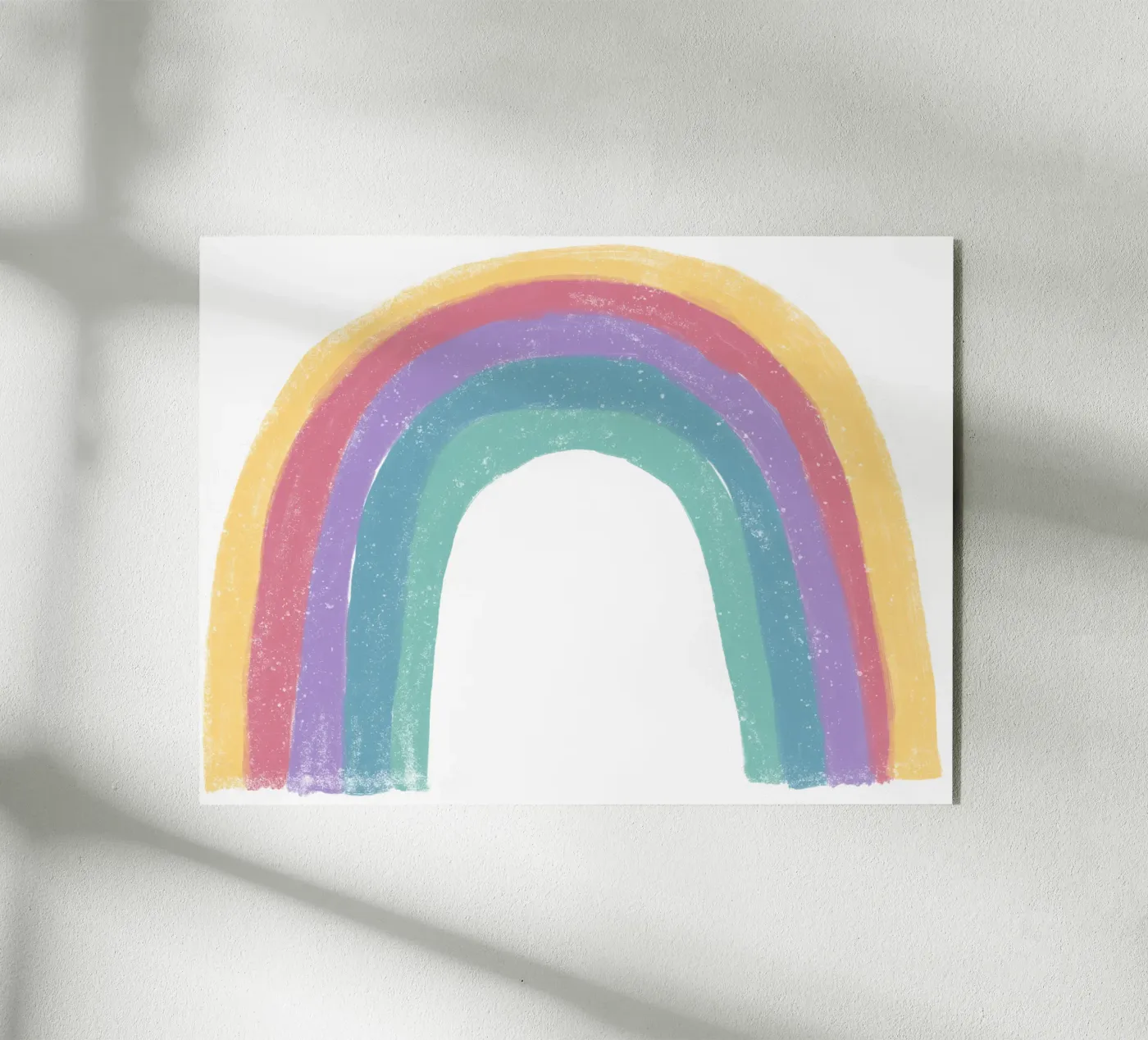 Rainbow acrylic glass by miriamkross-kids