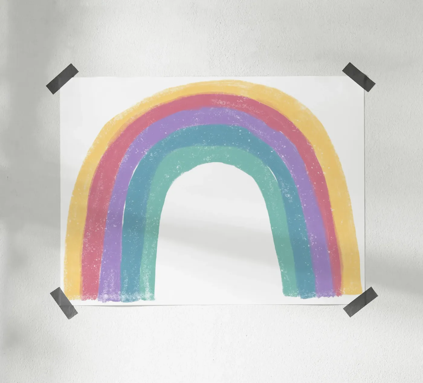 Rainbow poster by miriamkross-kids