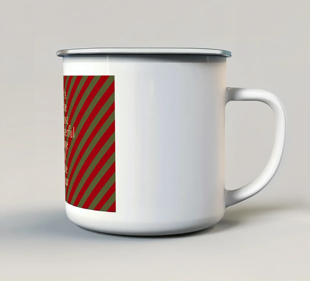 The Most Wonderful Time - Classic tazza in smalto da DesigndN Christmassy