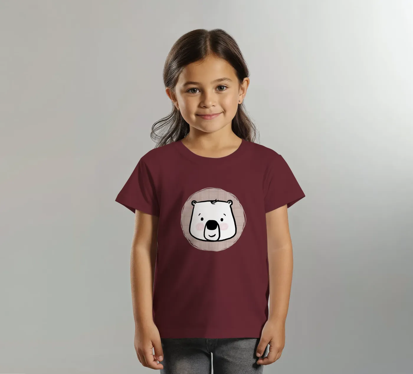 Bear kids t-shirt by miriamkross-kids