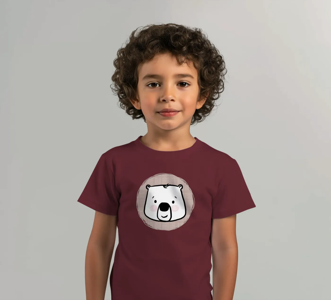 Bear kids t-shirt by miriamkross-kids