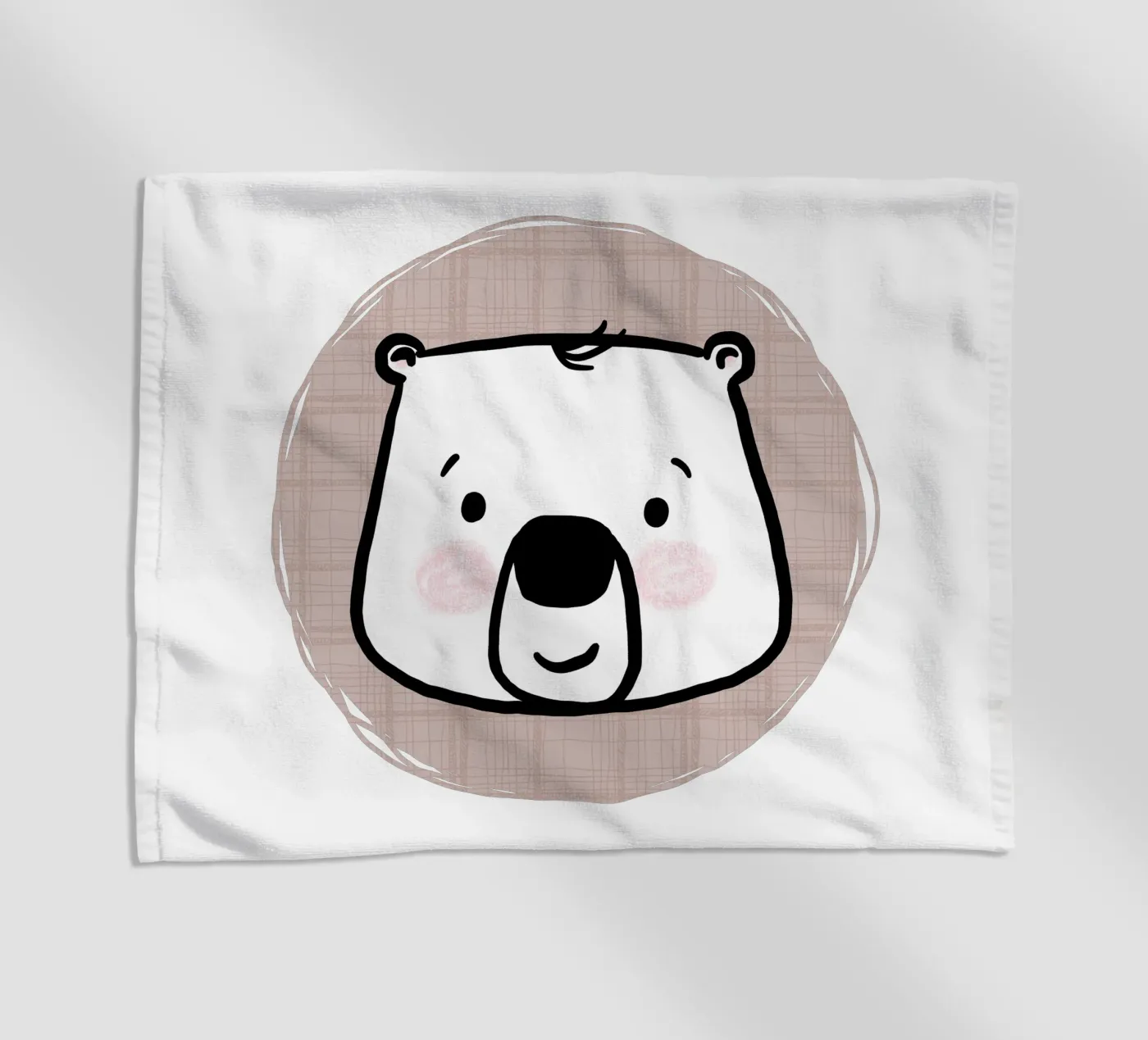 Beer strandhanddoek van miriamkross-kids