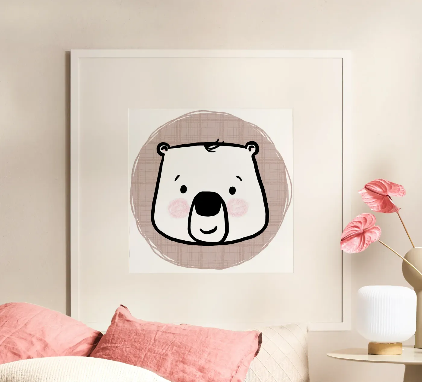 Bear poster by miriamkross-kids