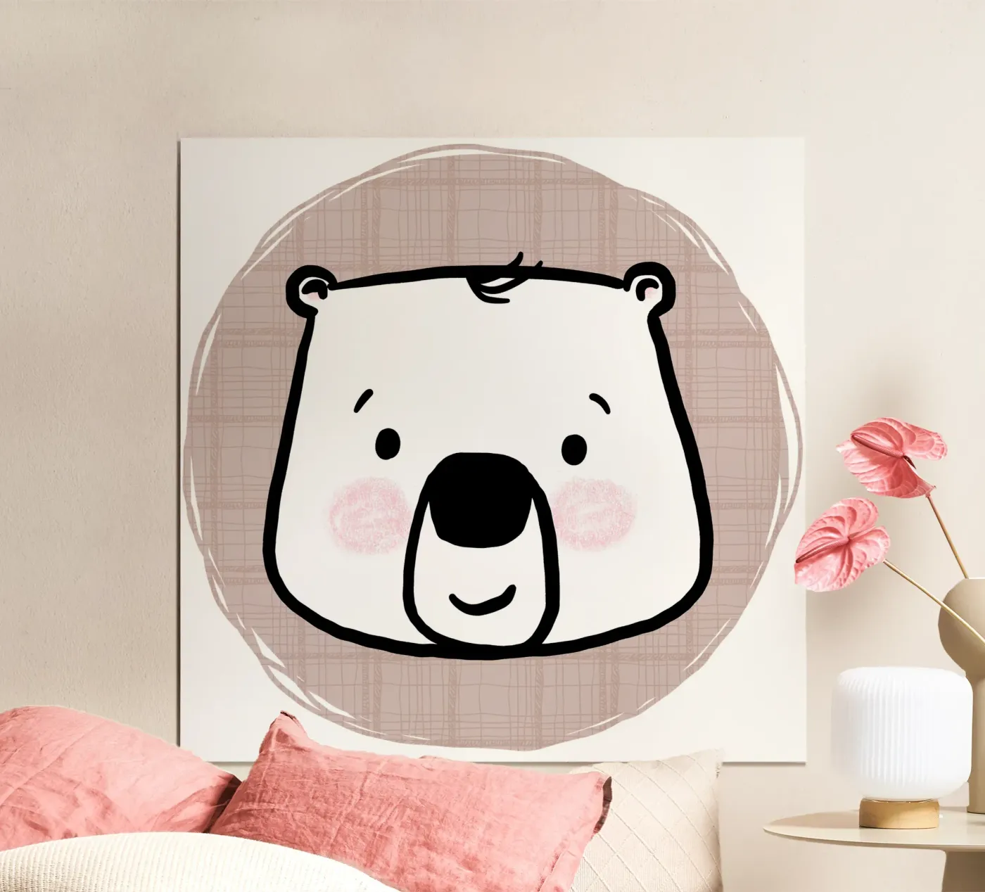 Bear poster by miriamkross-kids