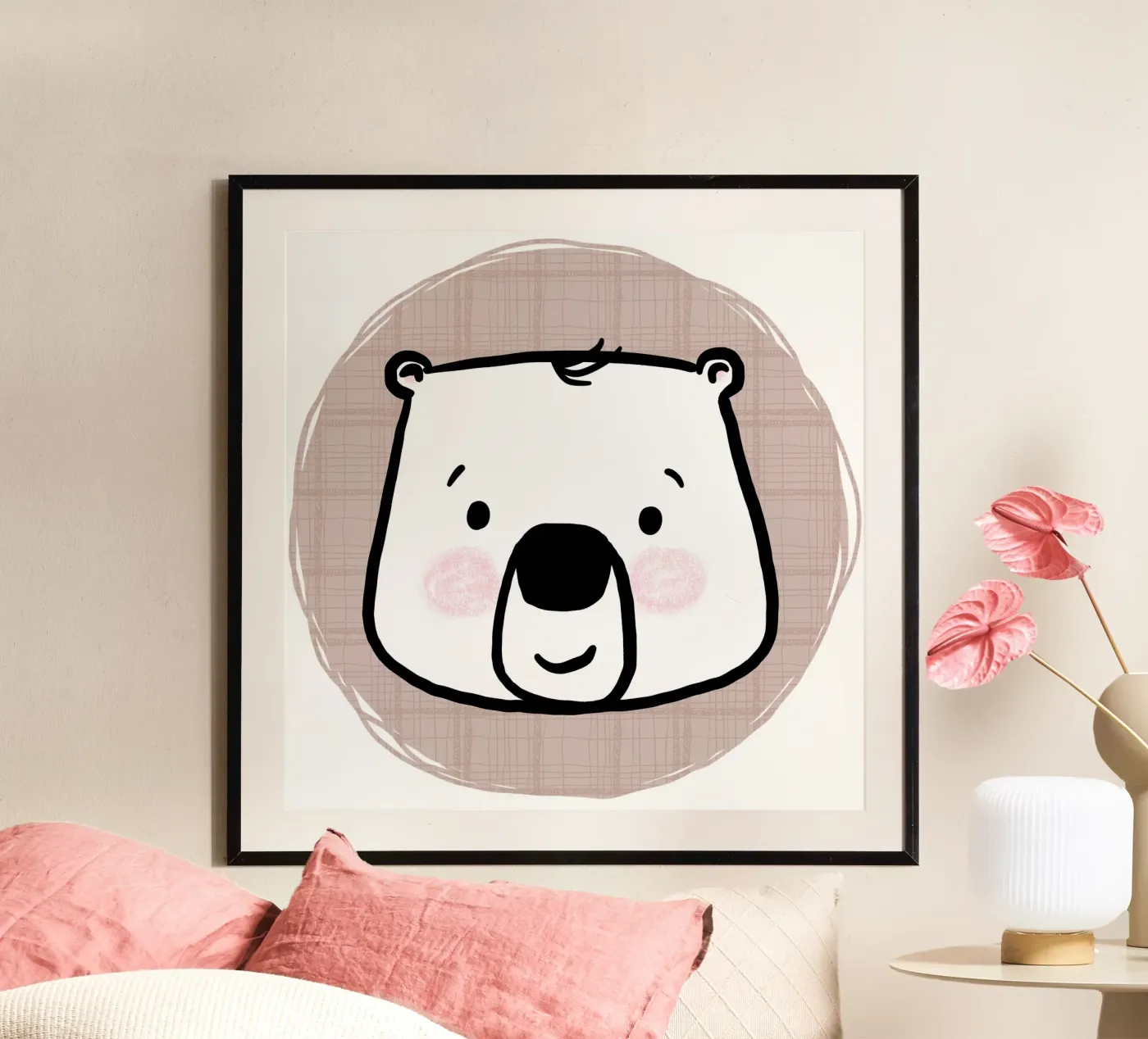 Bear poster by miriamkross-kids