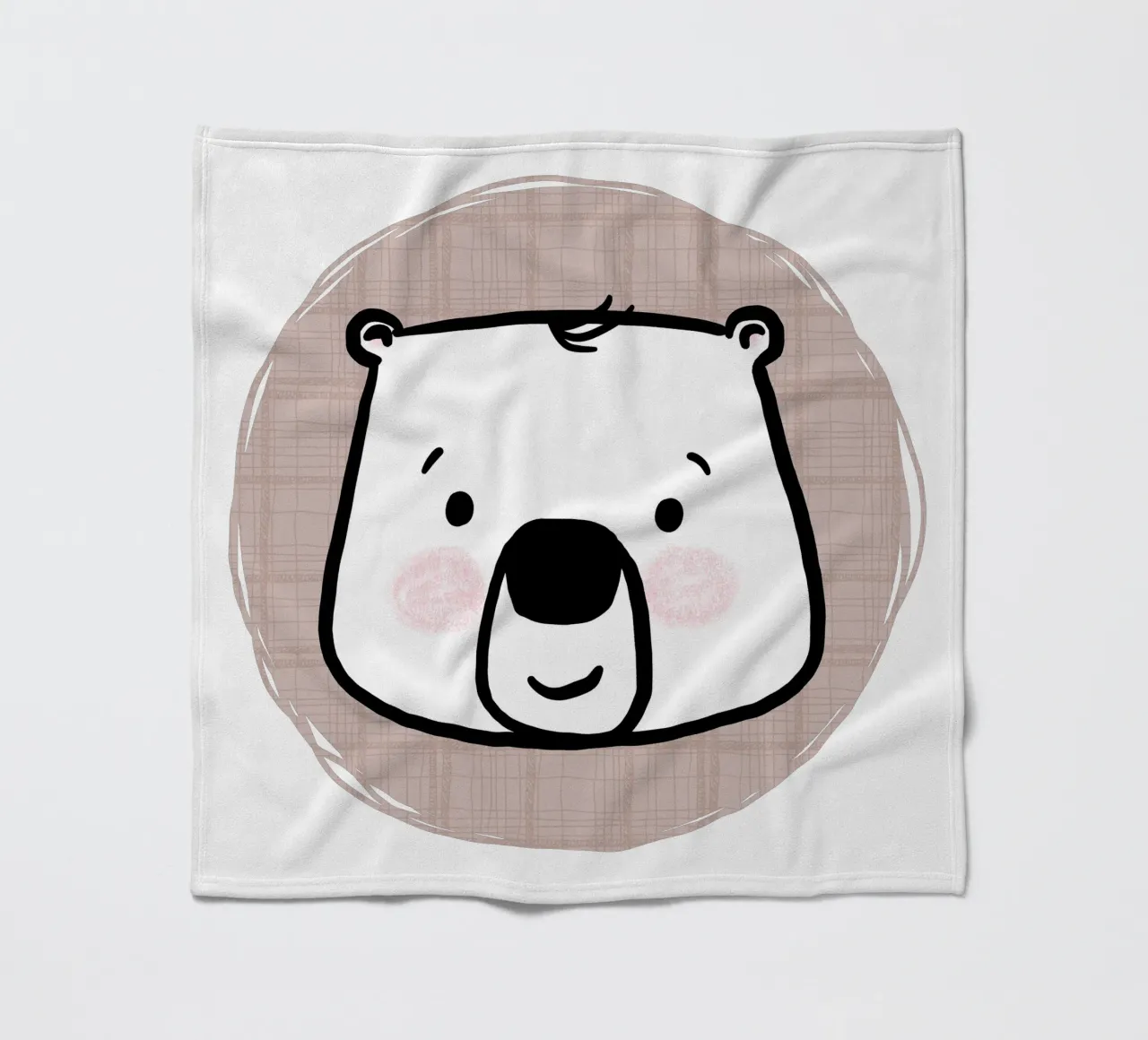 Beer fleecedeken van miriamkross-kids