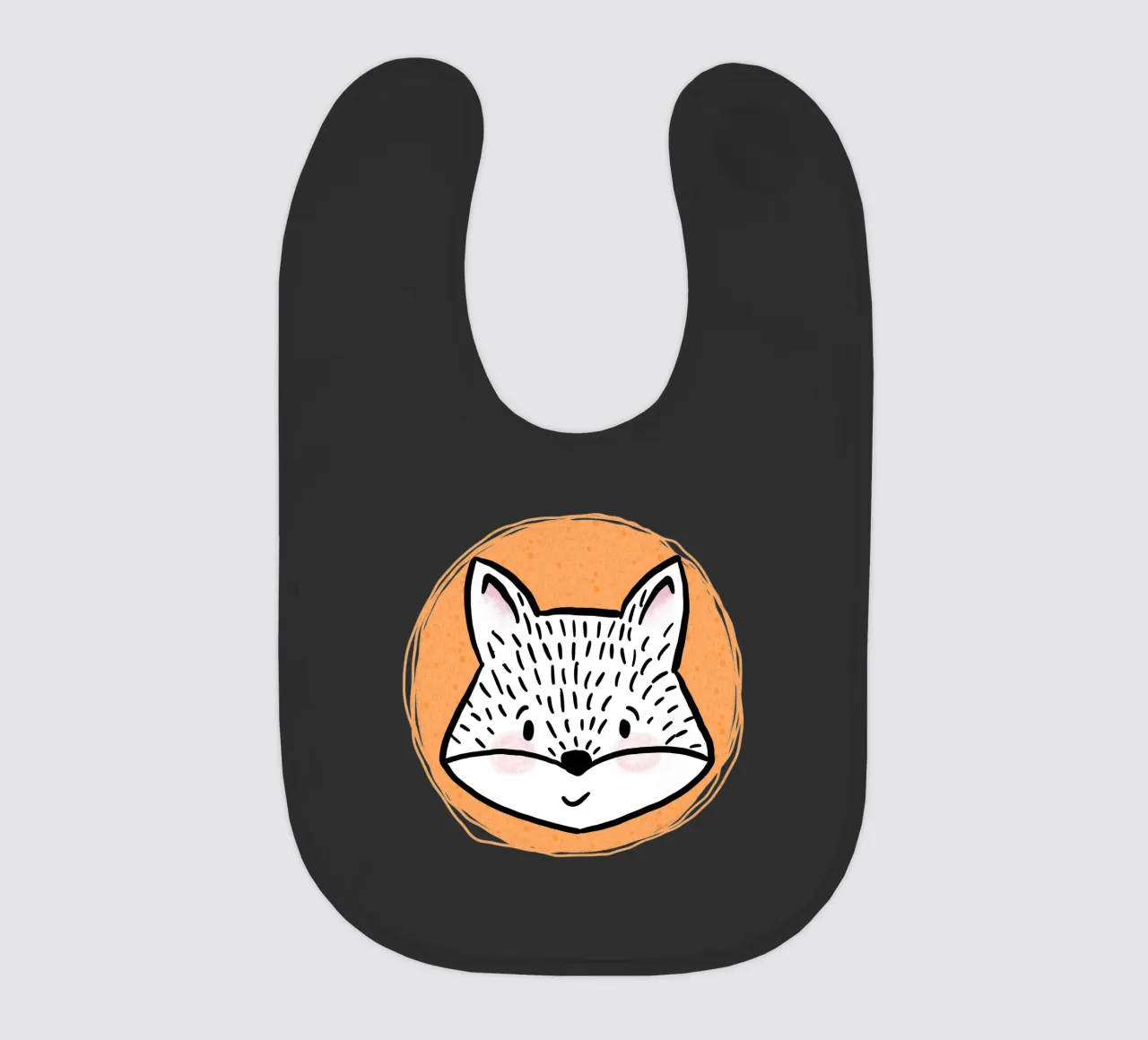 Fox baby slabbetje van miriamkross-kids