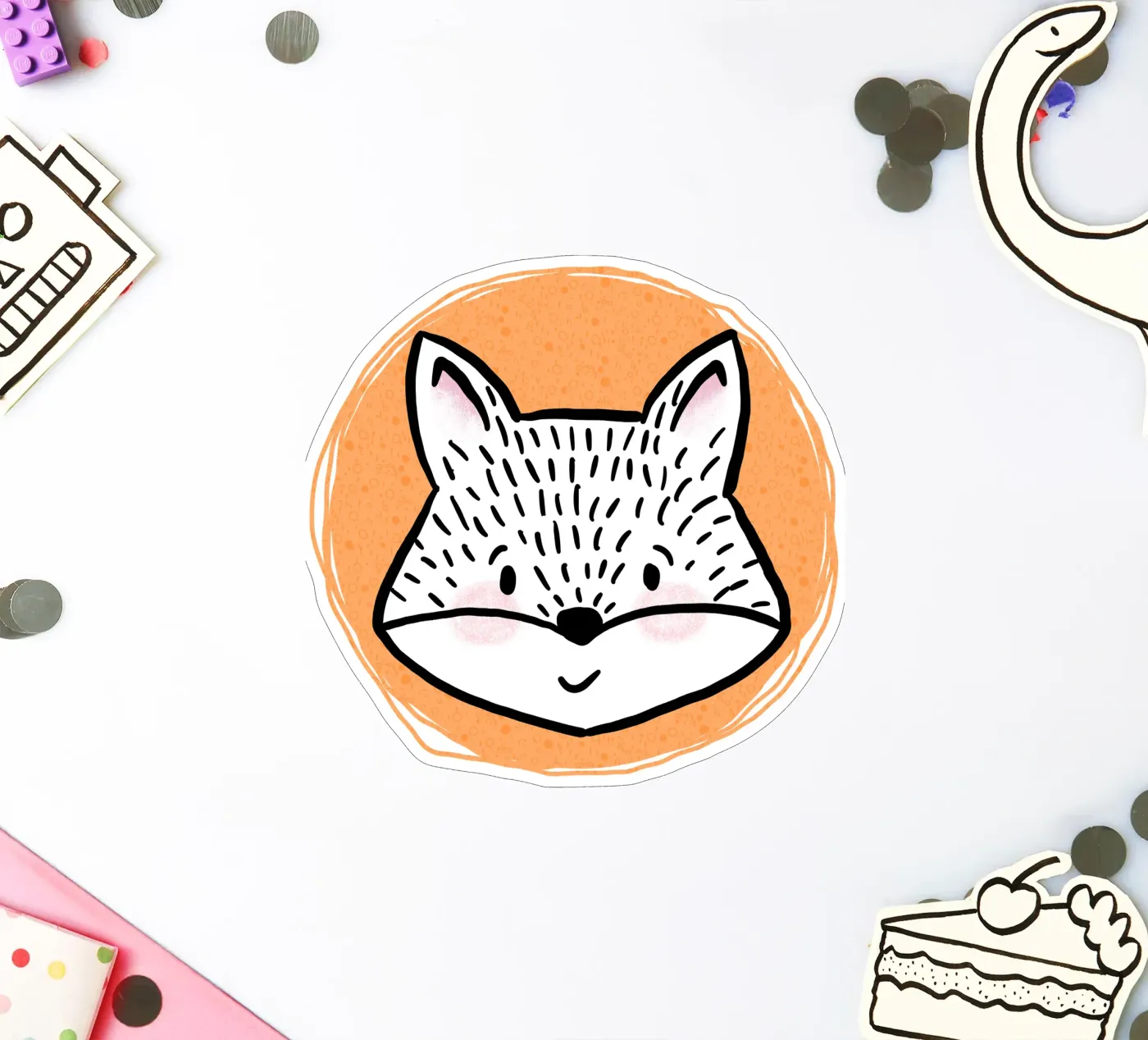 Fuchs Sticker von miriamkross-kids