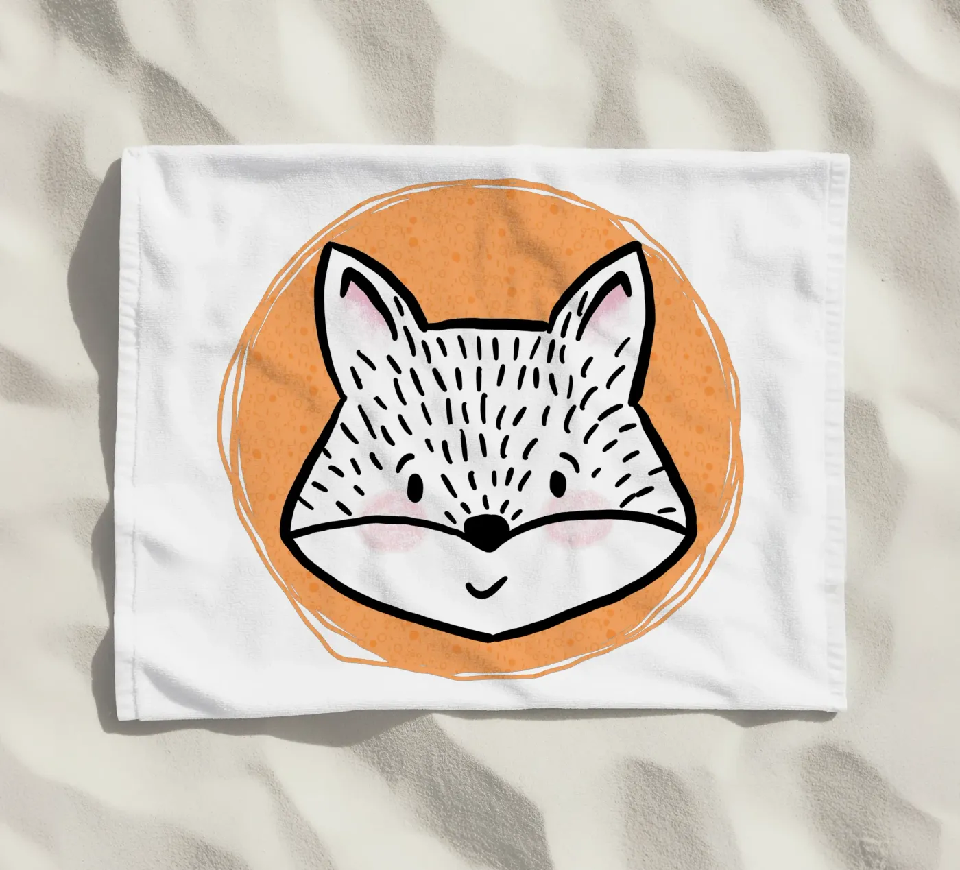 Fuchs Strandtuch von miriamkross-kids