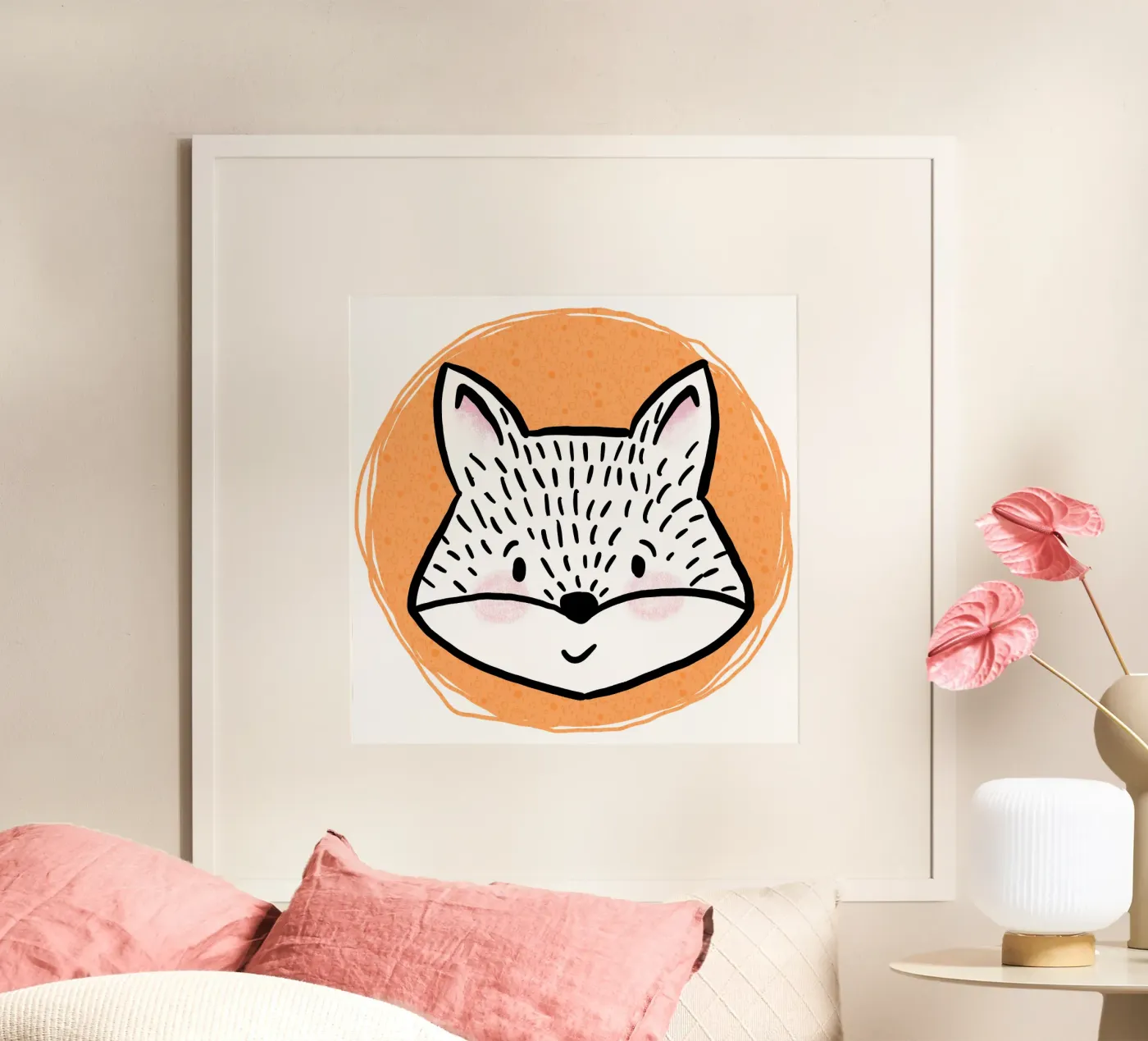 Fox poster van miriamkross-kids