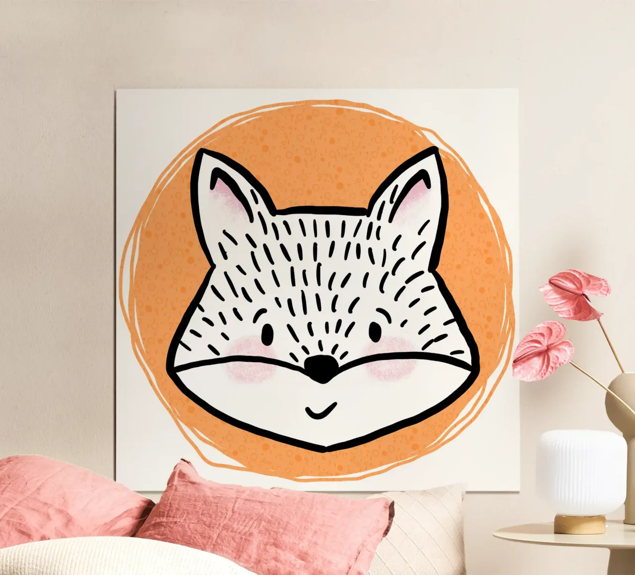 Fox poster van miriamkross-kids