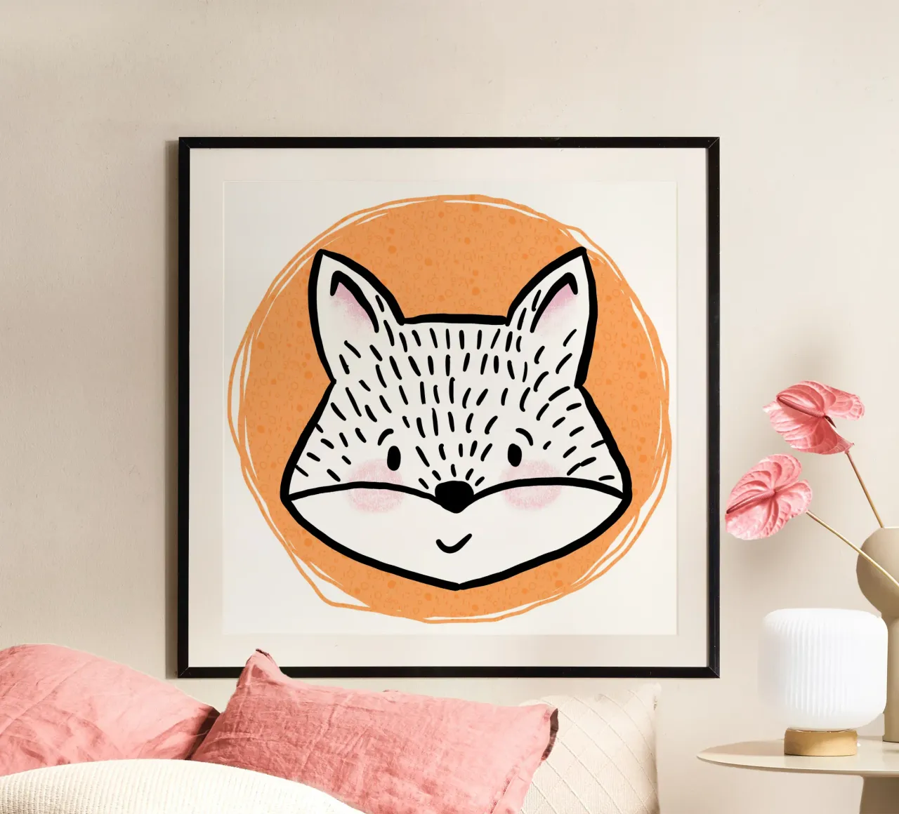 Fox poster van miriamkross-kids