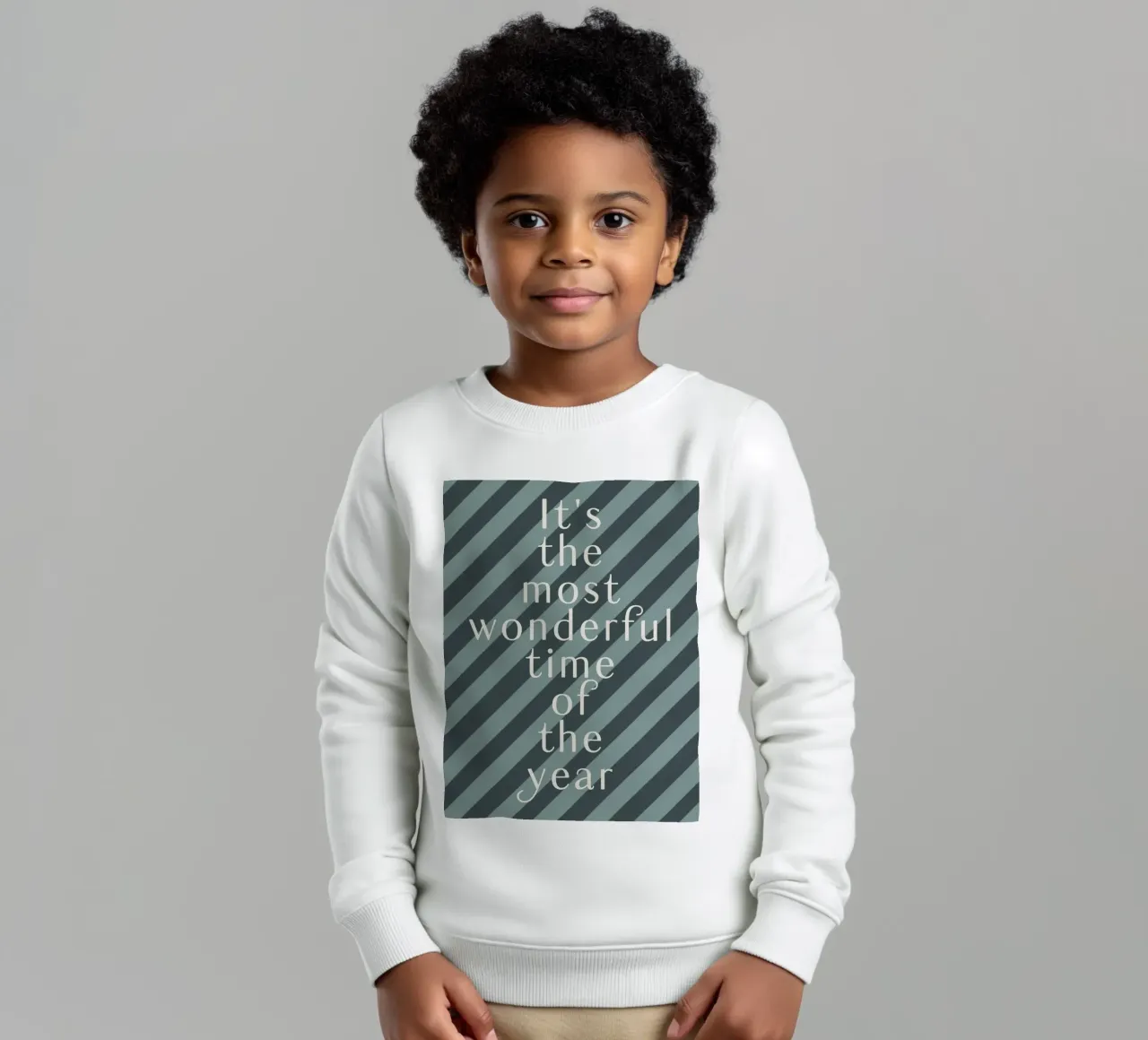 The Most Wonderful Time - Nordic felpa bambino da DesigndN Christmassy