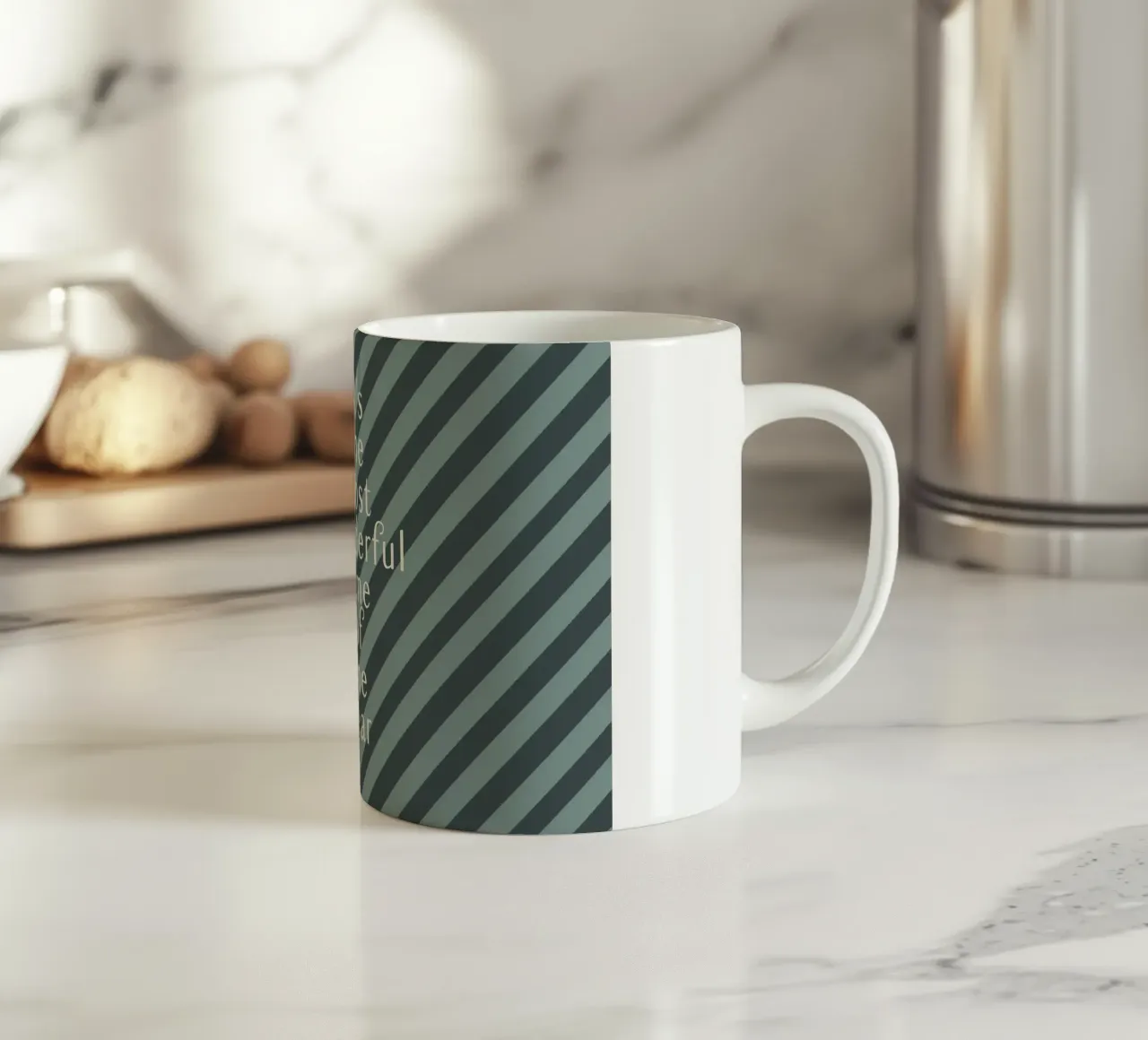 The Most Wonderful Time - Nordic tazza in ceramica da DesigndN Christmassy