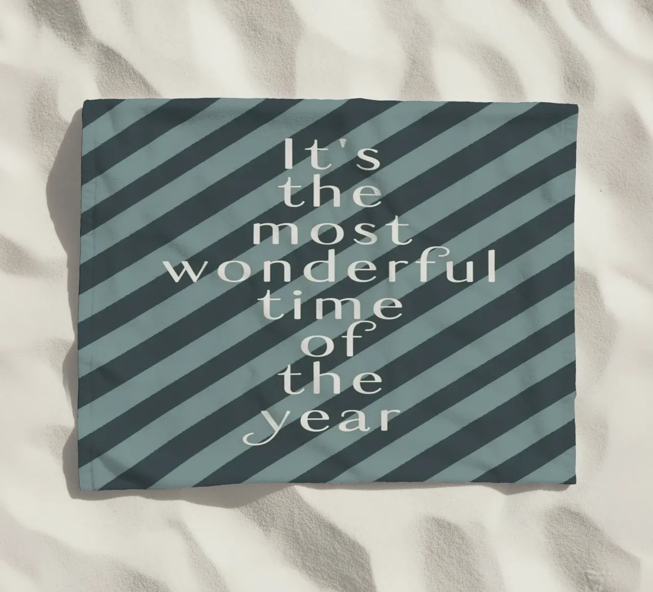 The Most Wonderful Time - Nordic telo mare da DesigndN Christmassy