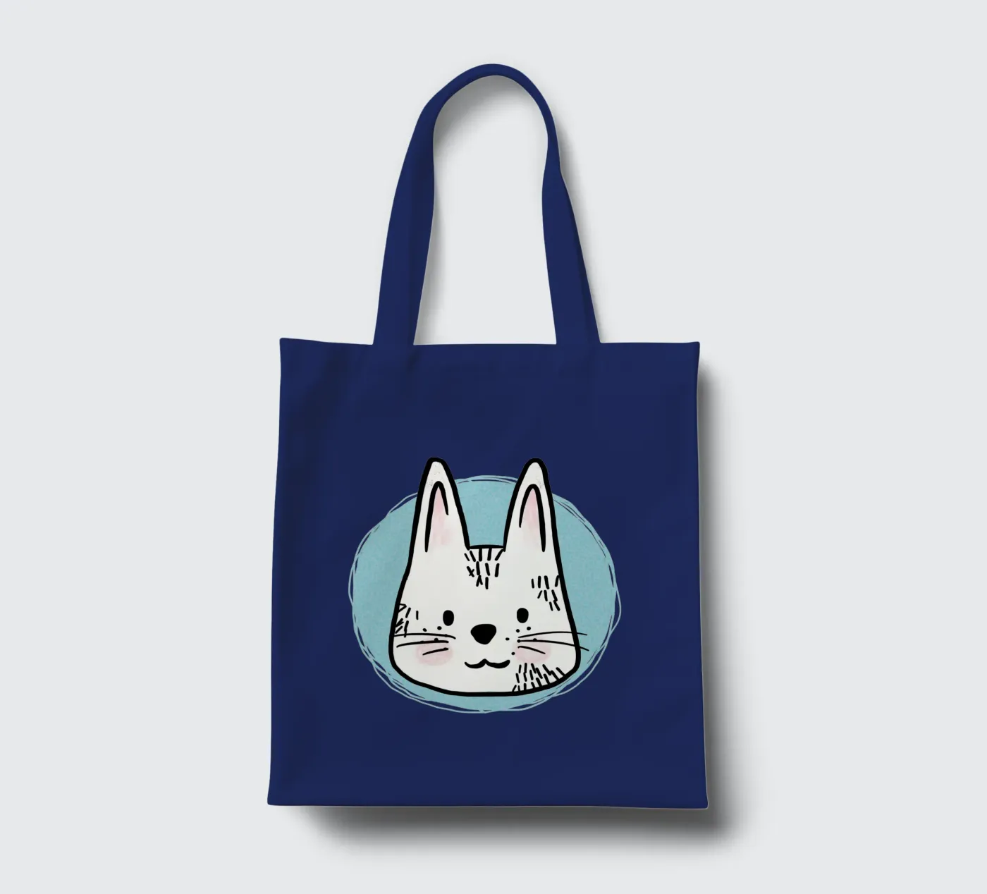 Hare tote bag by miriamkross-kids