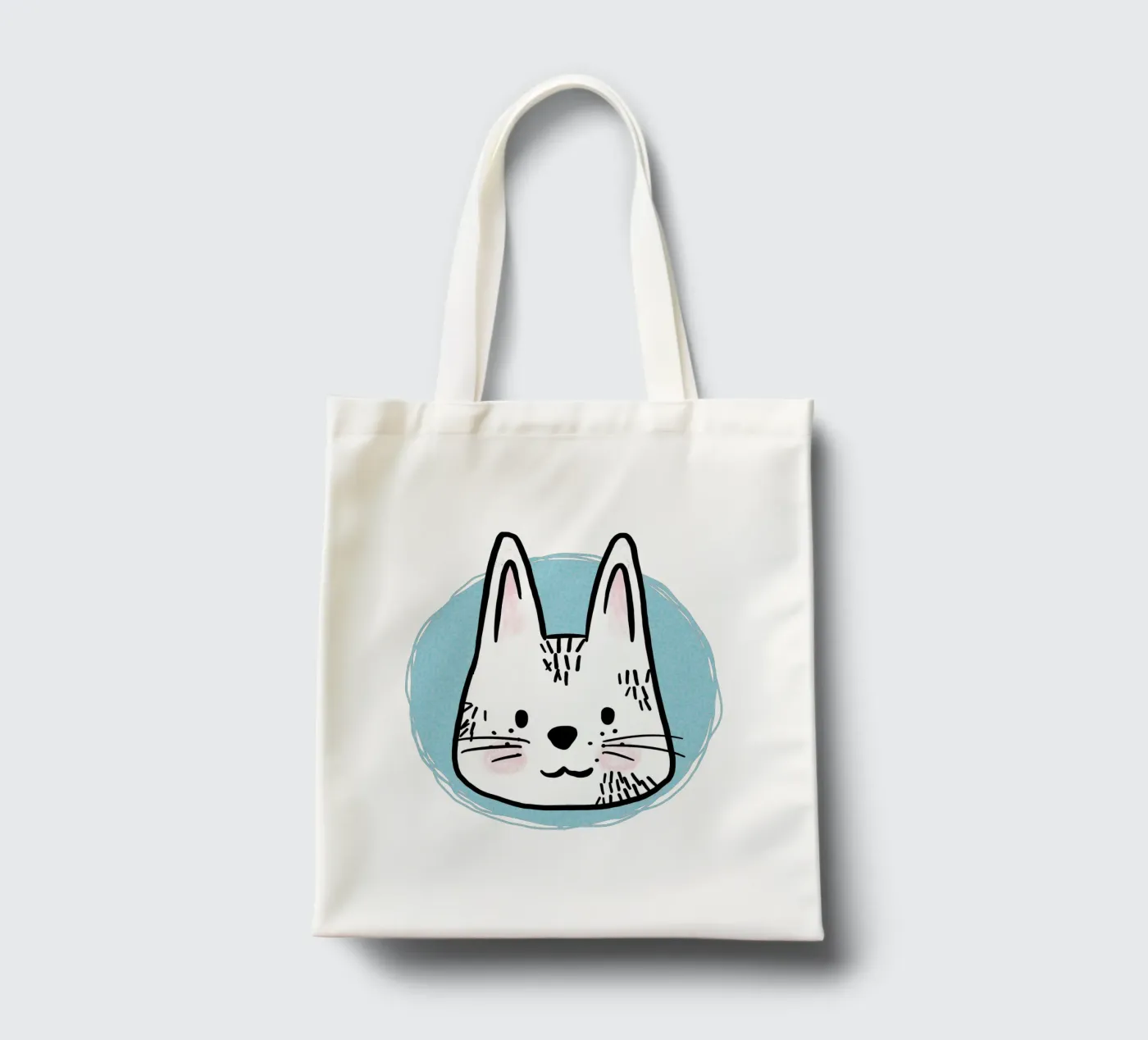 Hare tote bag by miriamkross-kids
