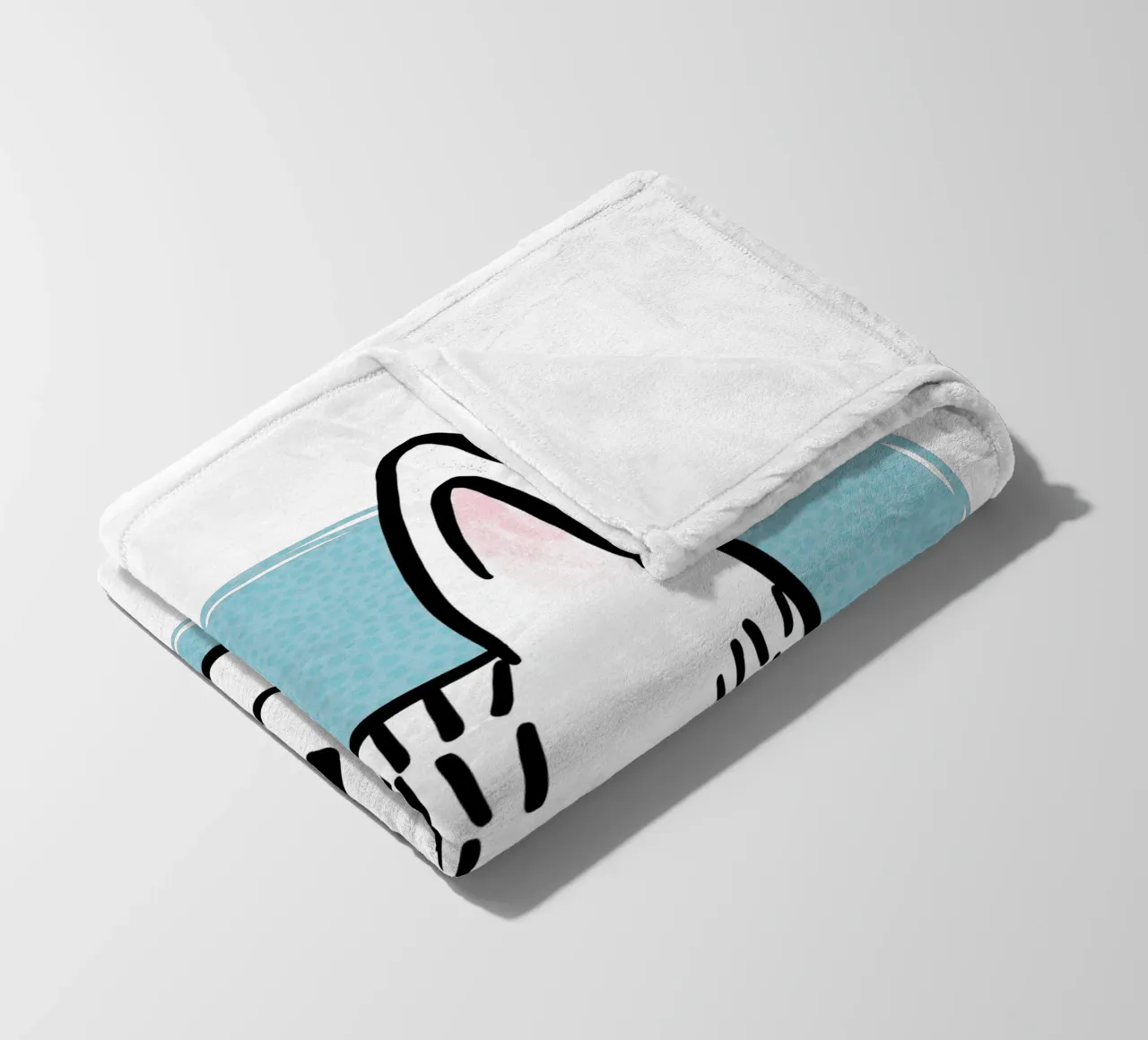 Hare fleece blanket by miriamkross-kids